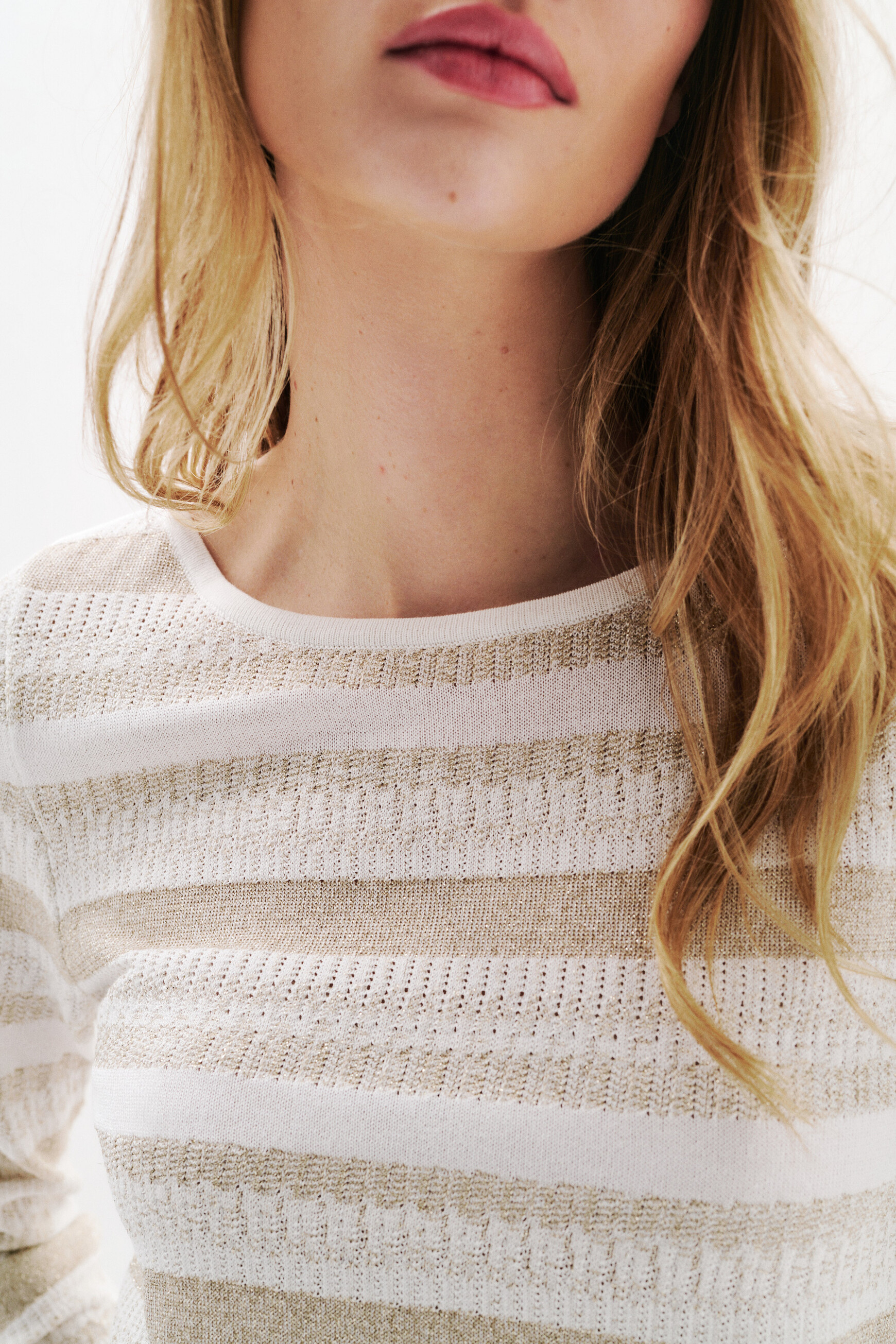 Pull Mchristina ecru femme