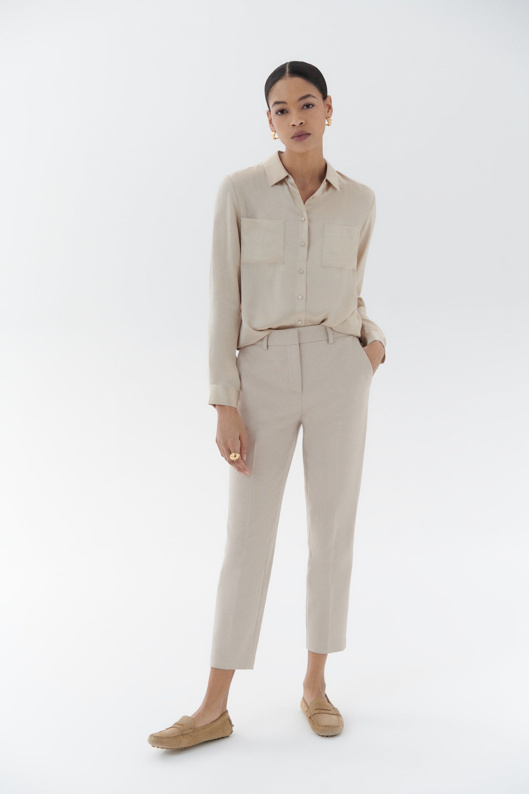 Pantalon psidiko2 sable femme