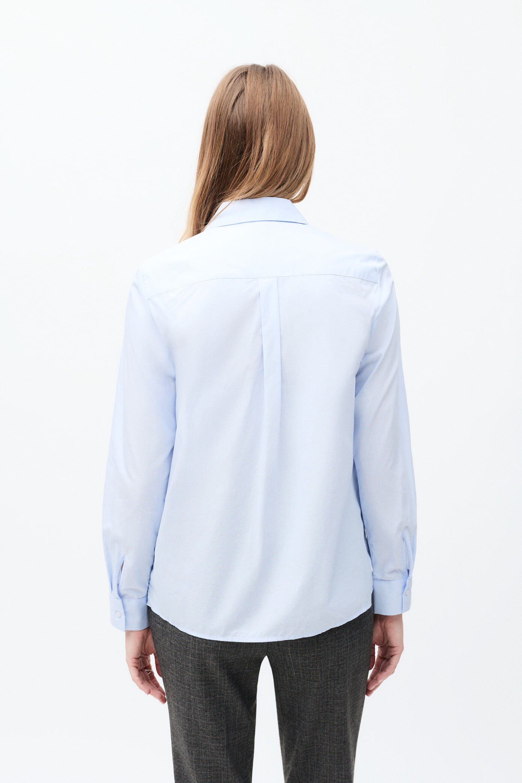 Chemise cbrenda2 bleu clair femme