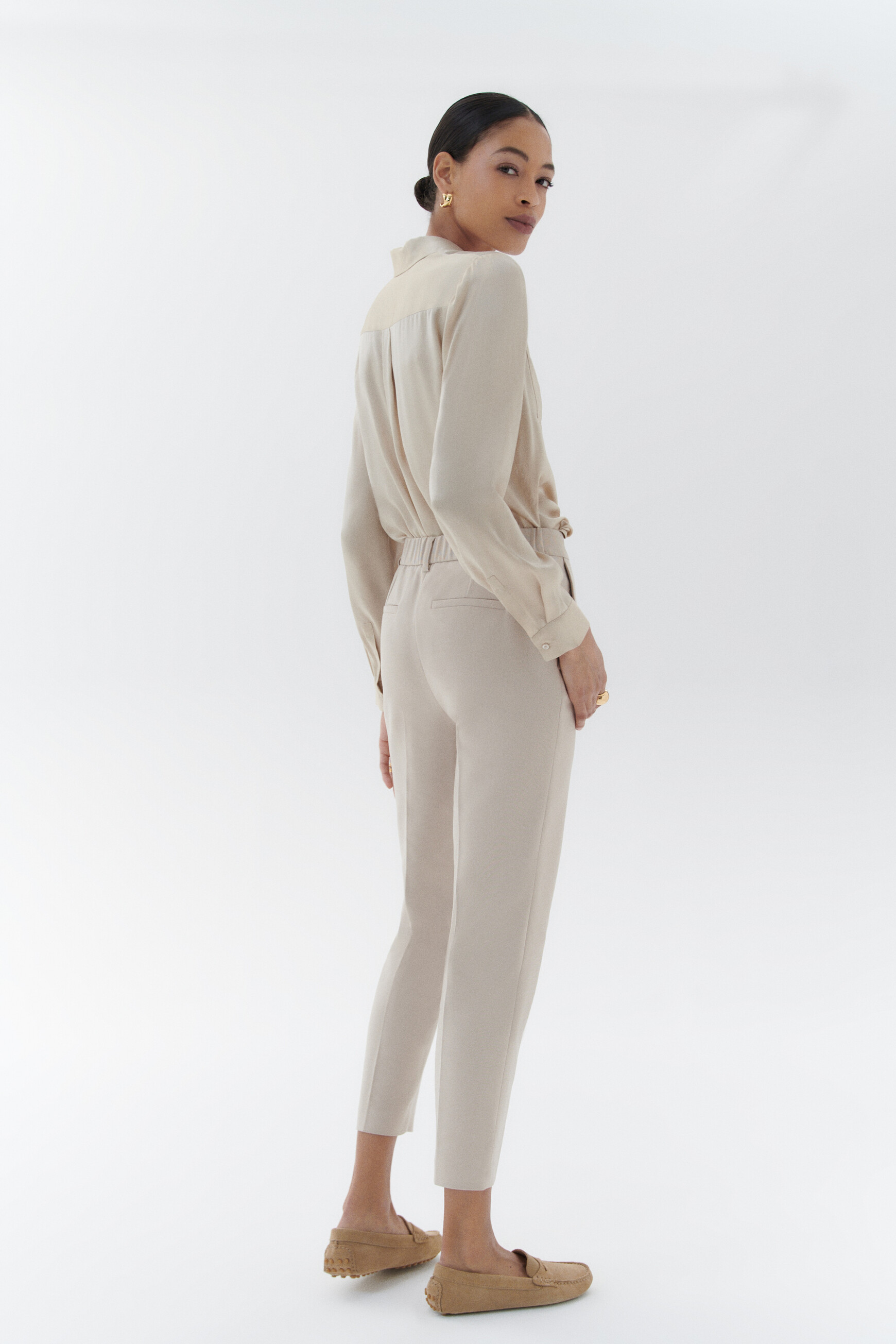 Pantalon psidiko2 sable femme