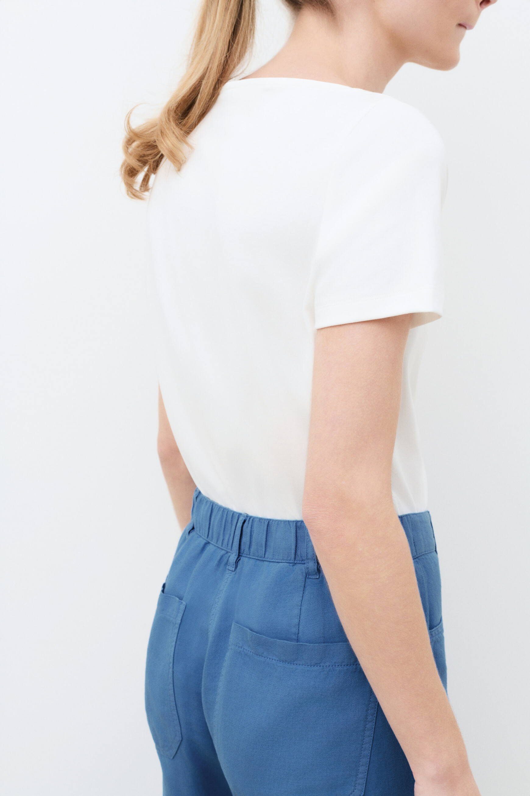 Pantalon Pygmalion2 bleu fonc&eacute; femme