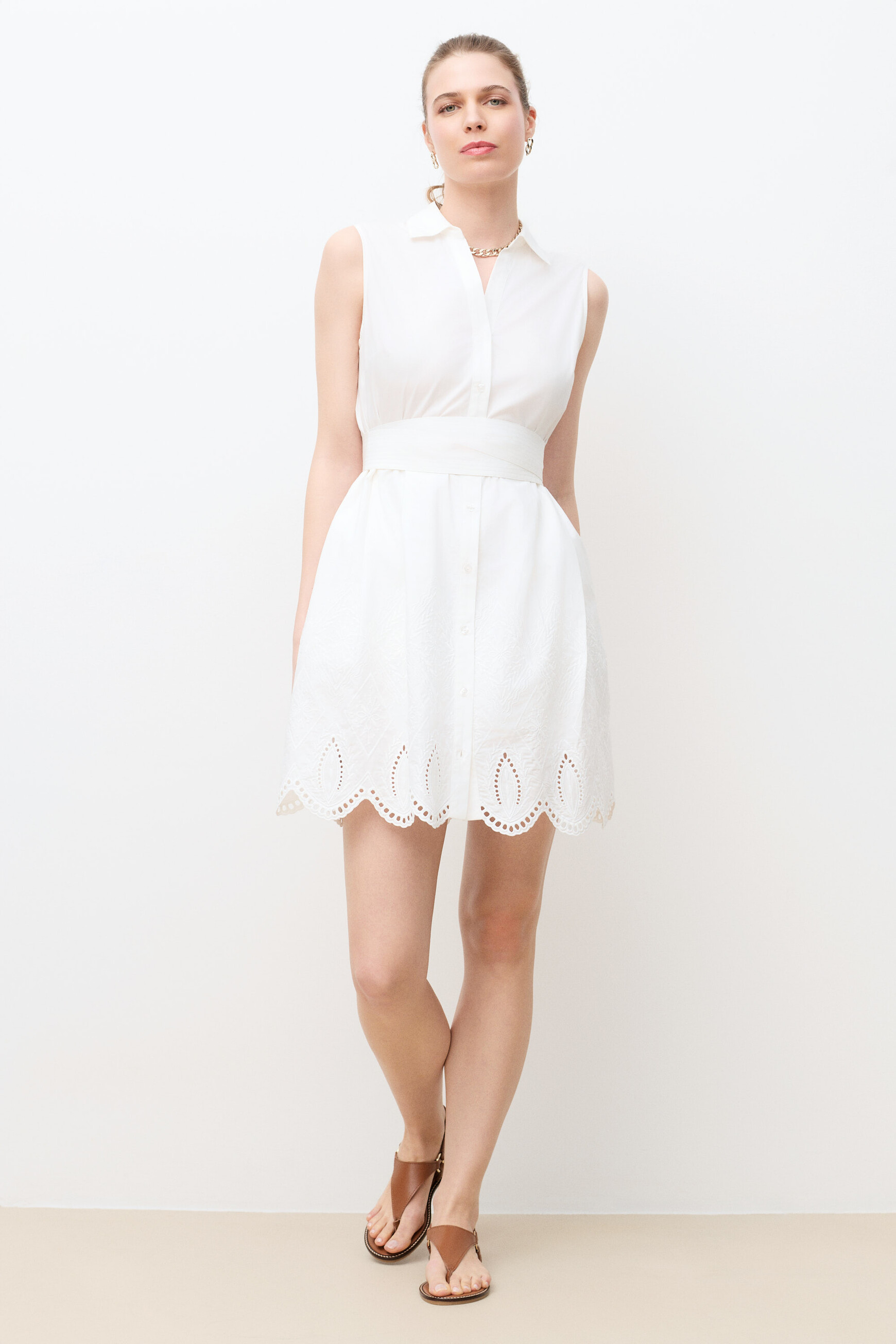 Robe Romia blanc femme
