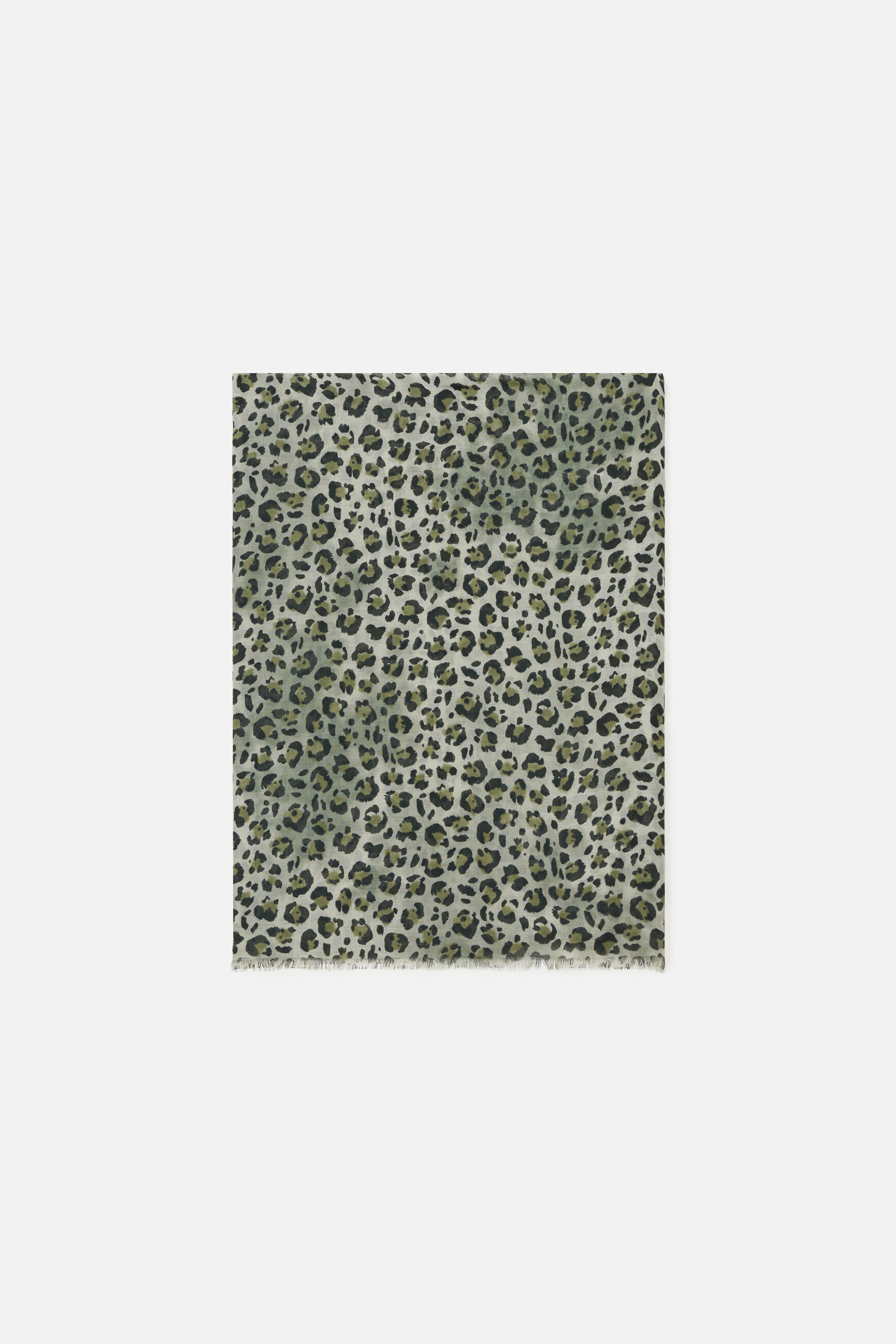 Foulard Leofaria vert kaki femme
