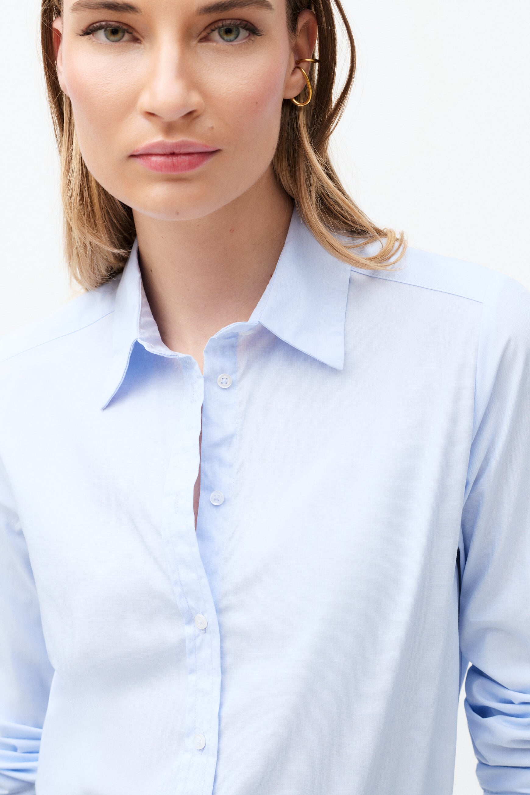 Chemise cbrenda2 bleu clair femme