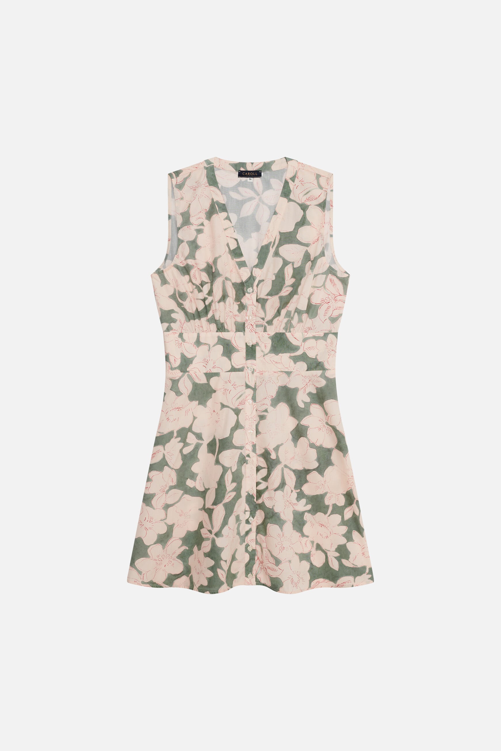 Robe Roana vert femme