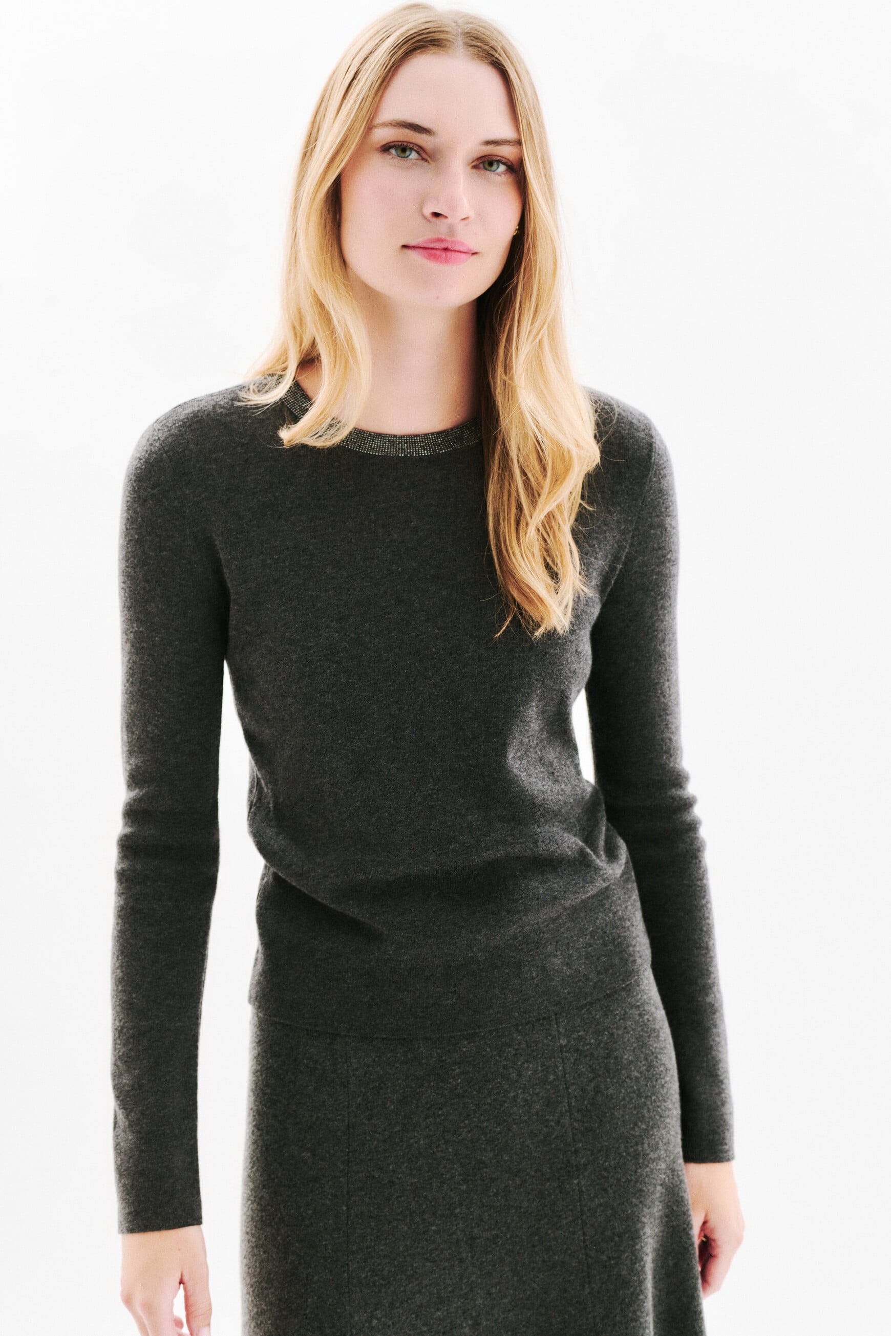 Pull Mindy gris femme