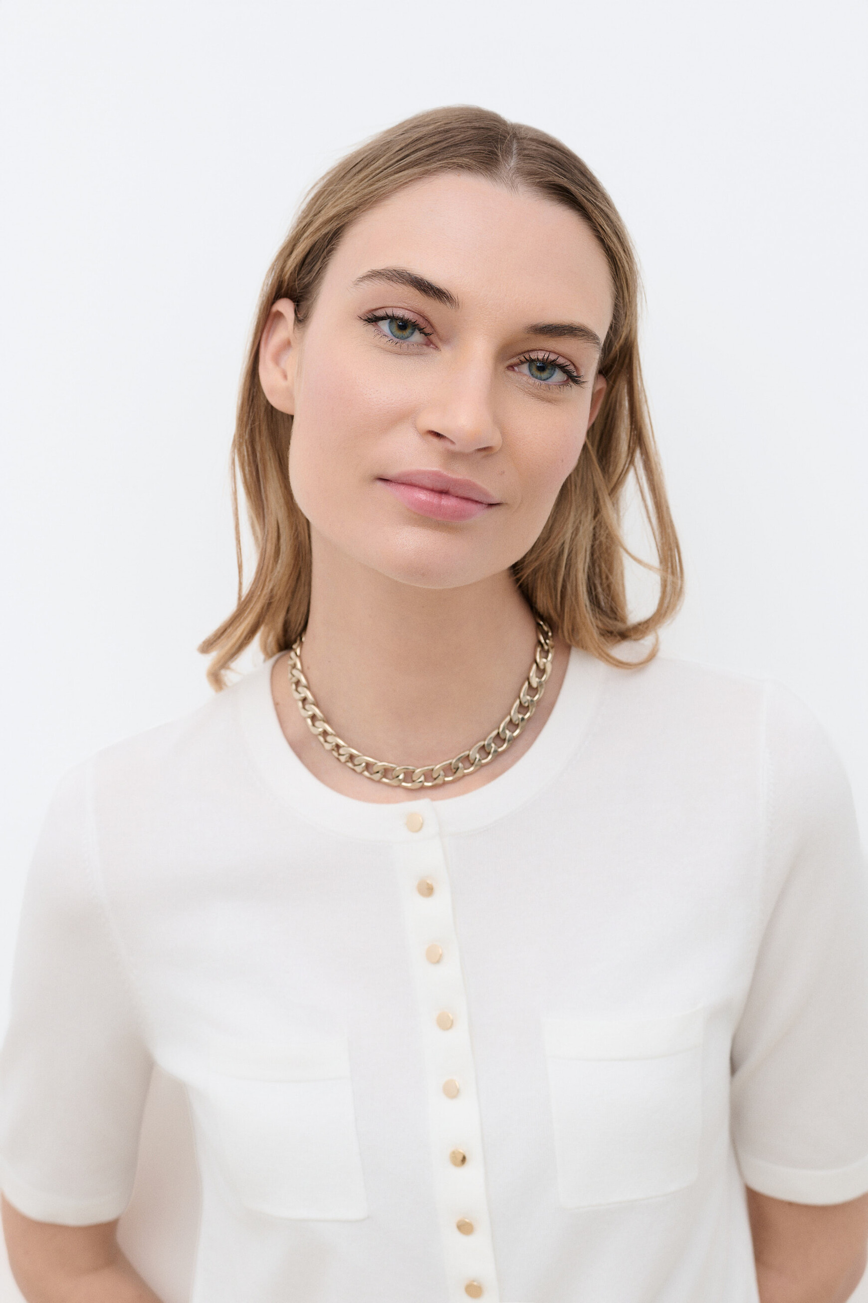 Pull Mconnie ecru femme