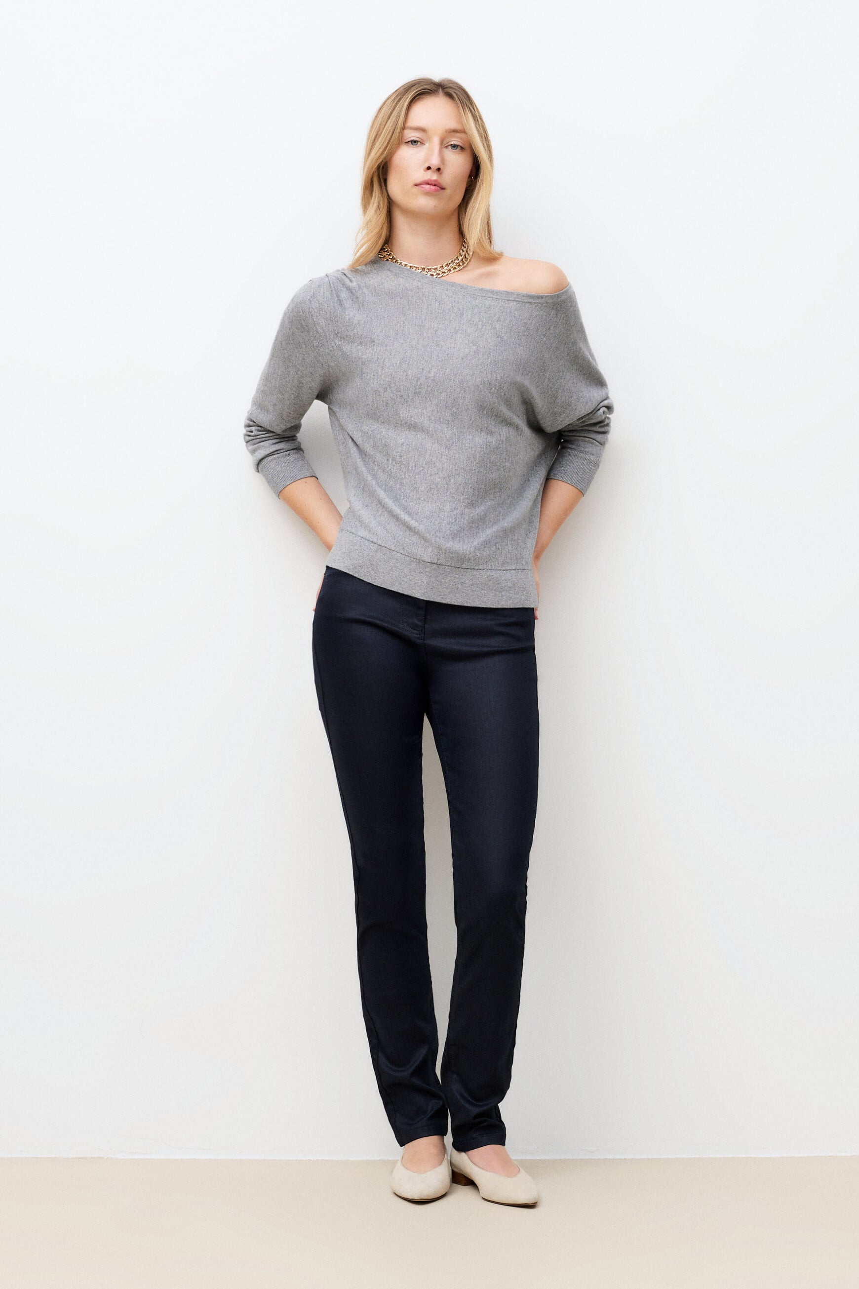 Pullover Mvaleria grau damen
