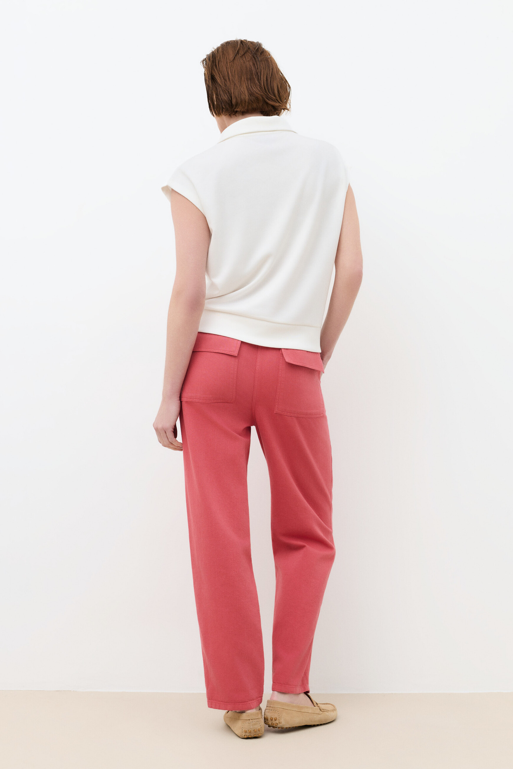 T-shirt Tleandrou ecru femme