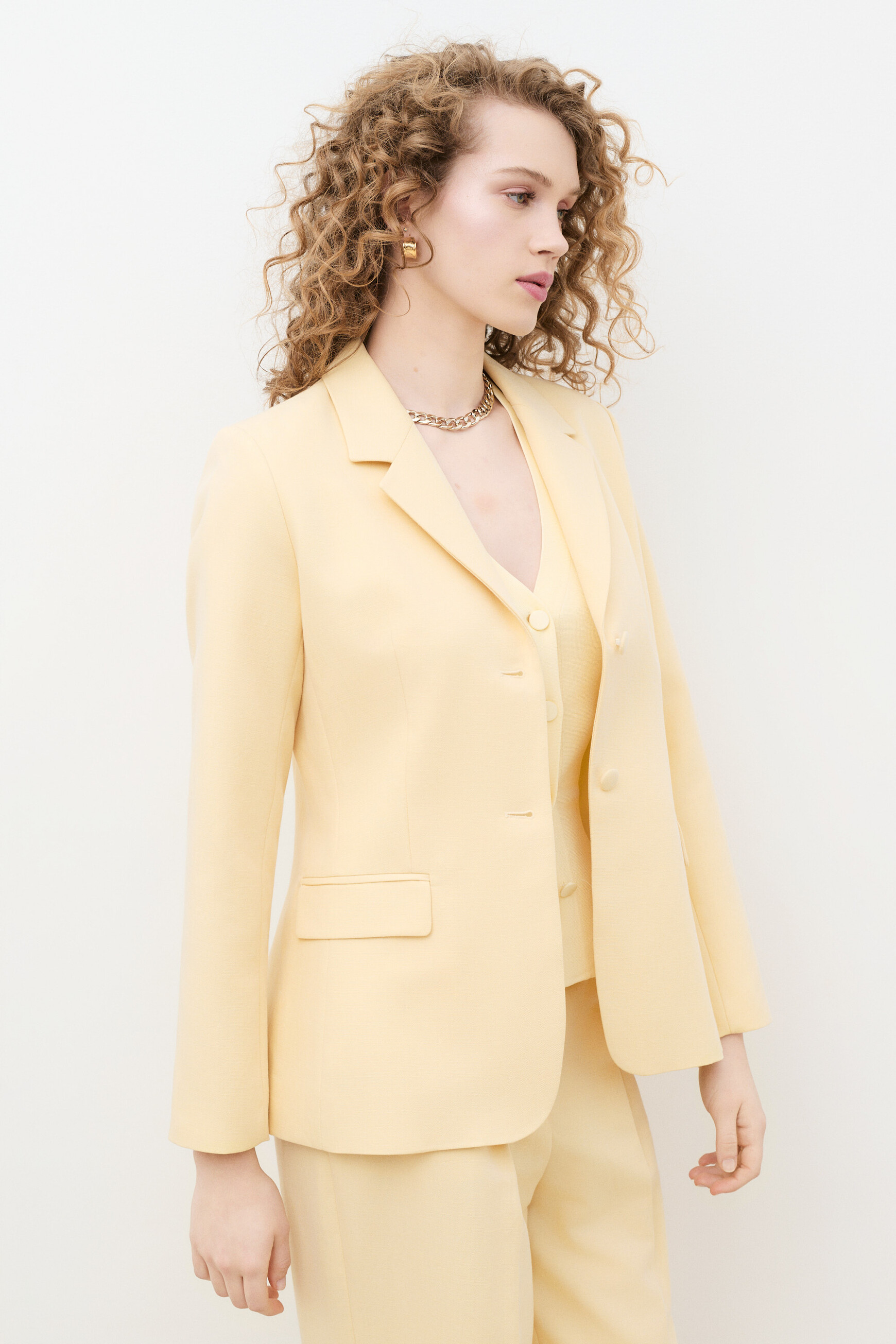Giacca Vmarco giallo pastello donna