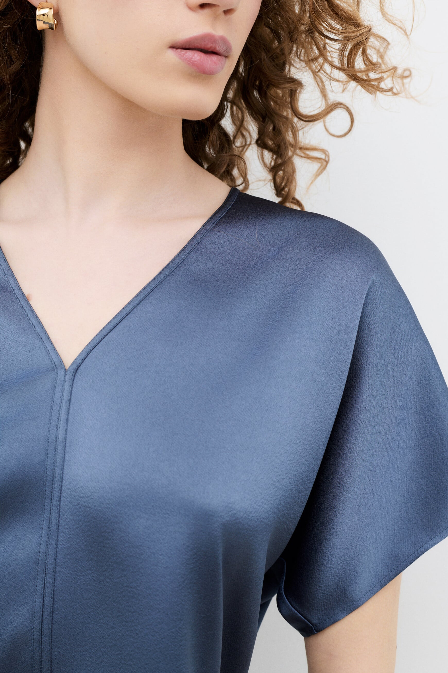 Chemise Coulis bleu gris femme