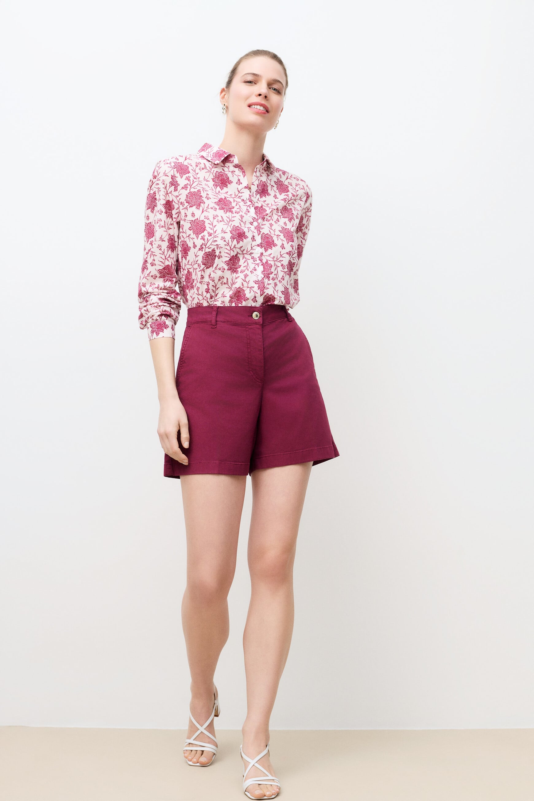 Shorts Simeo himbeere damen