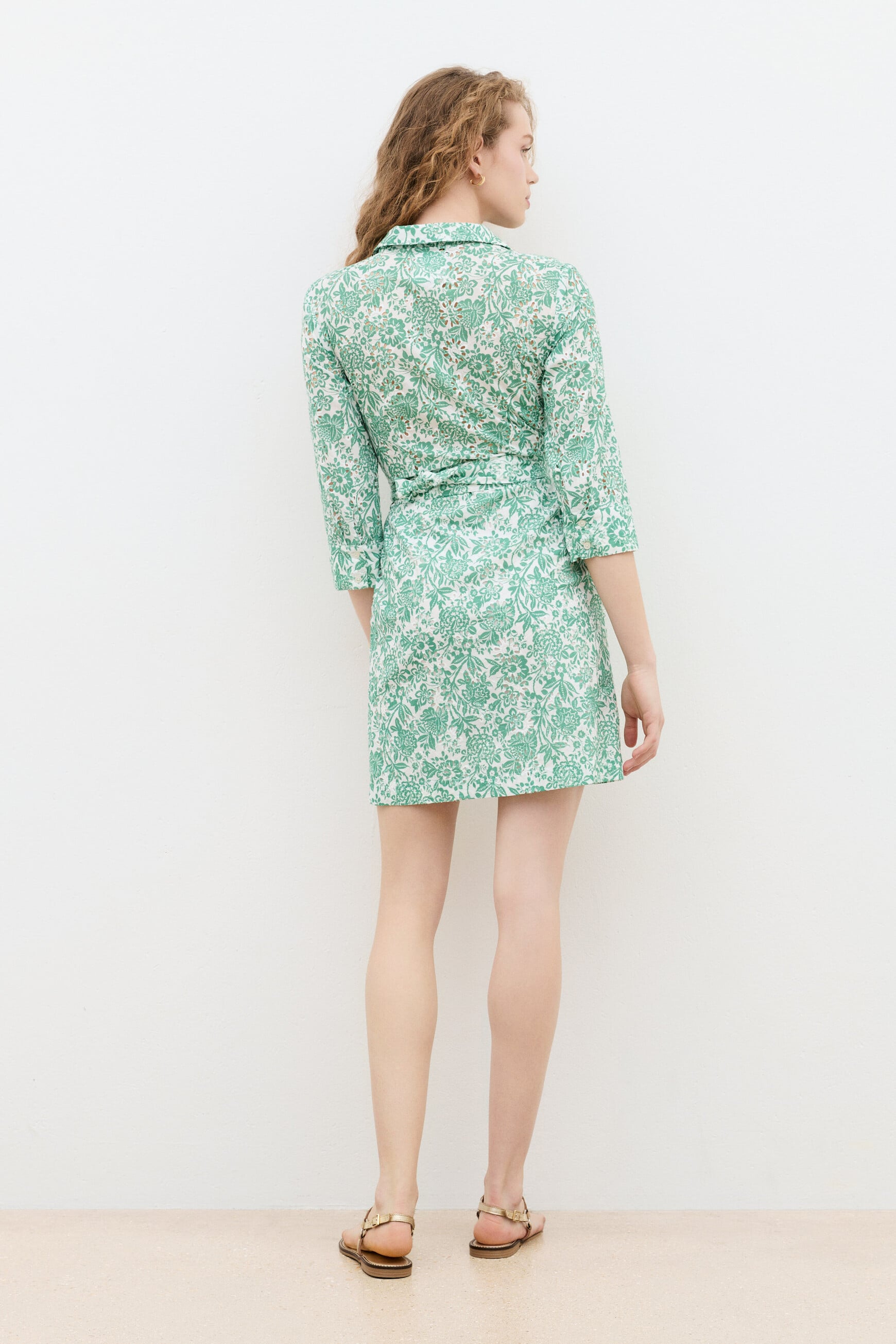 Robe Rlaurane vert femme