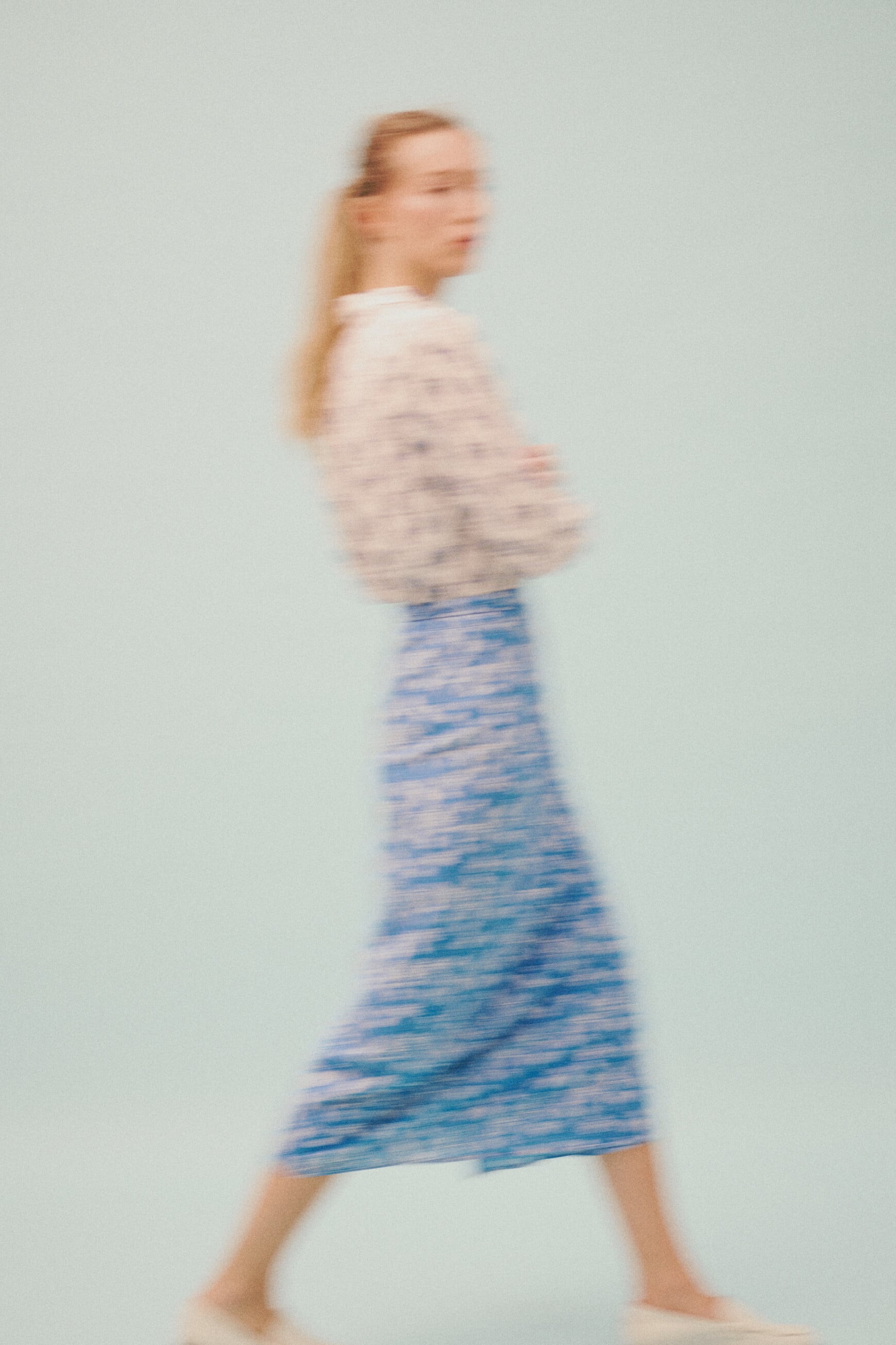 Jupe Jeleste bleu femme