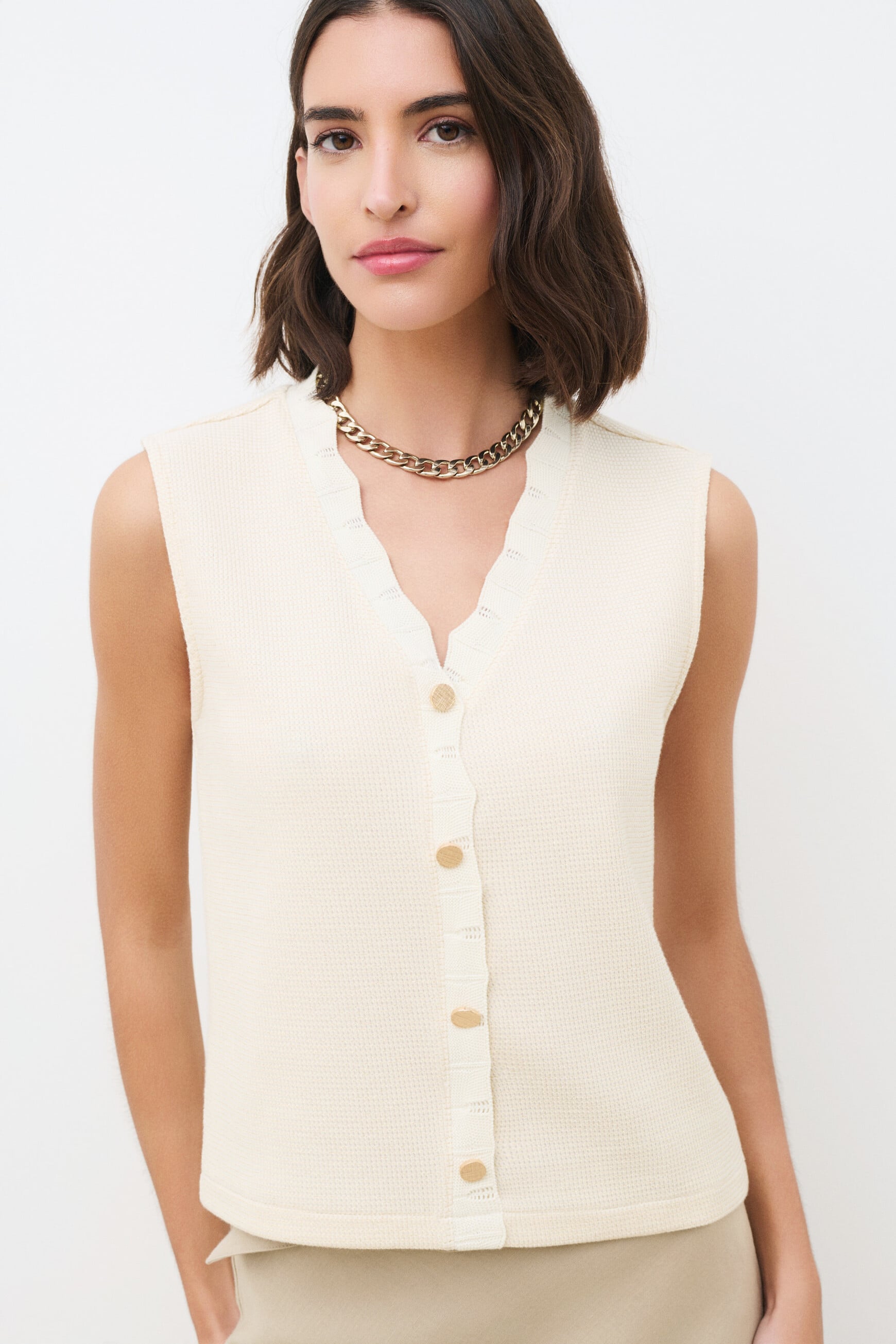 T-shirt Thumi creme femme