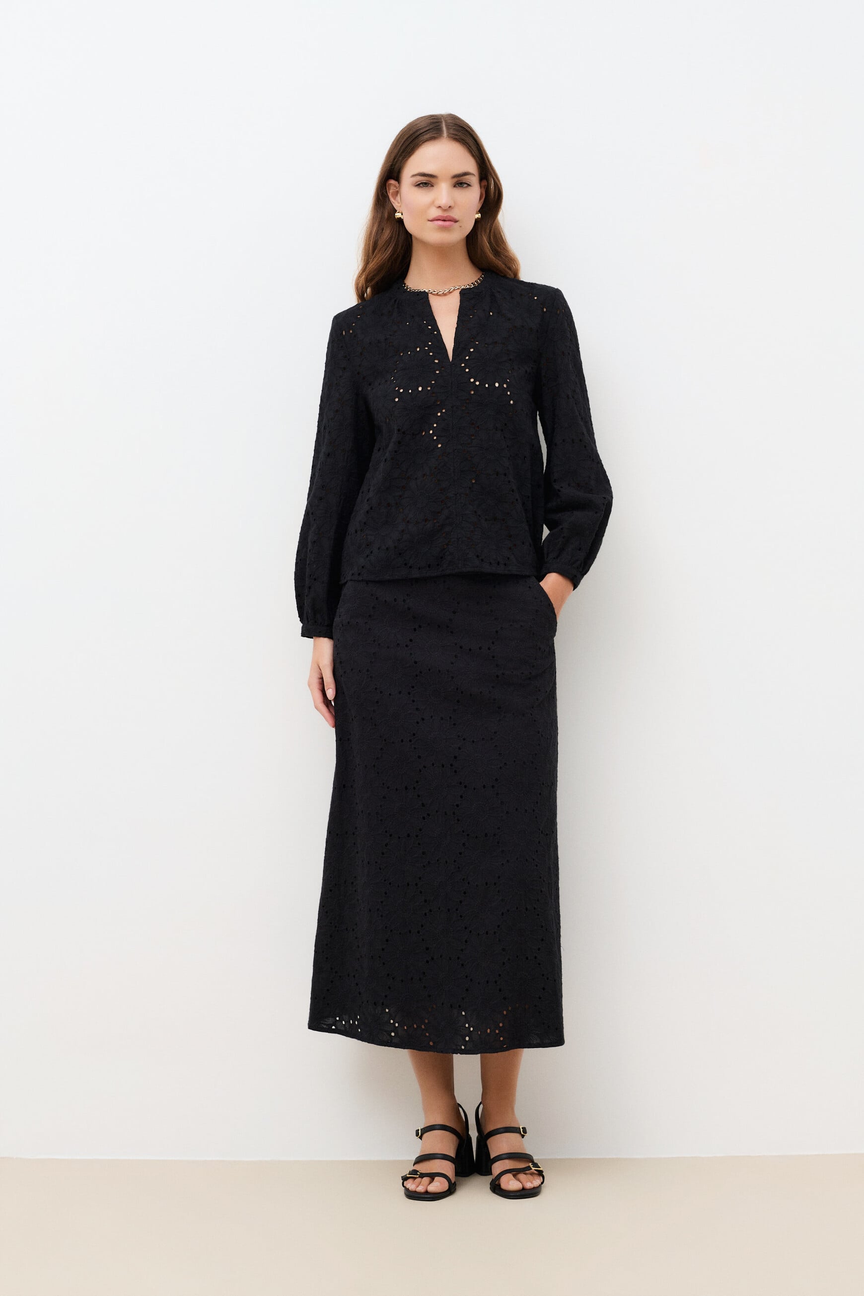 Chemise Camilou noir femme