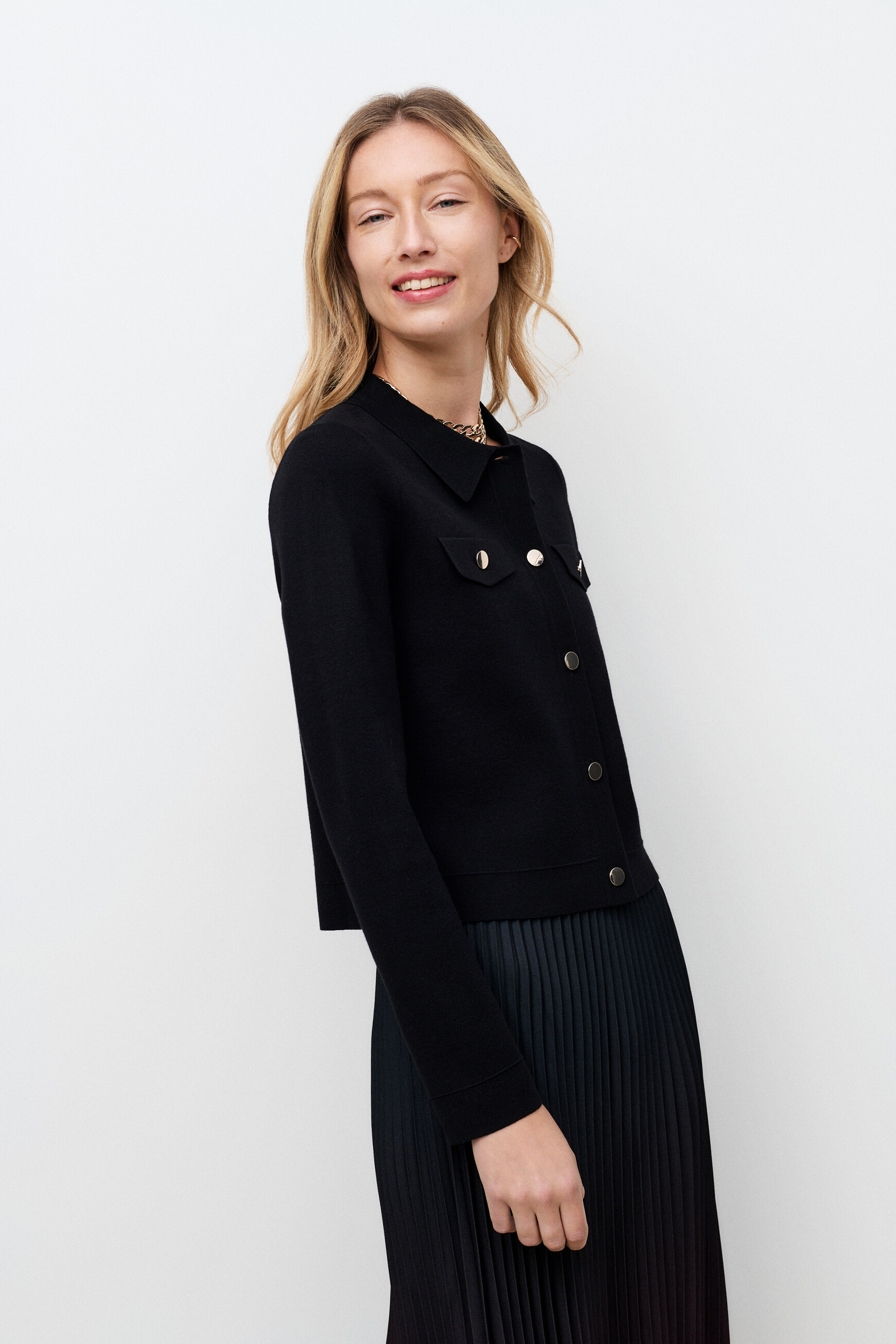 Chaqueta Mflo negro mujer