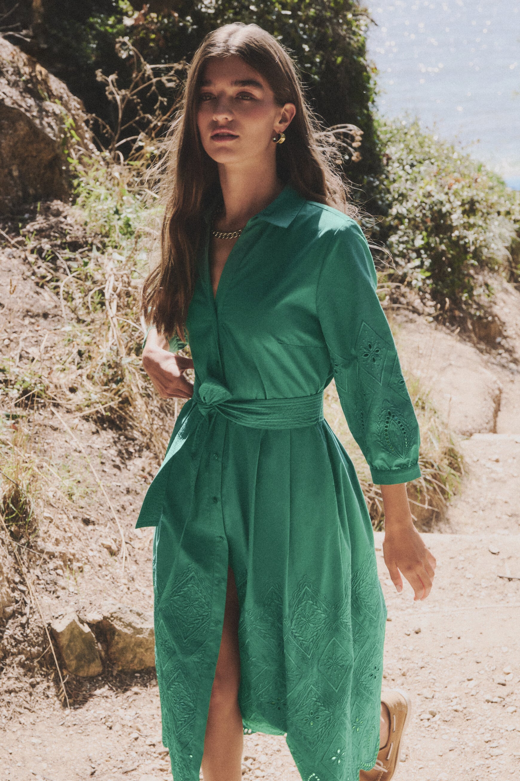 Robe Romy vert femme