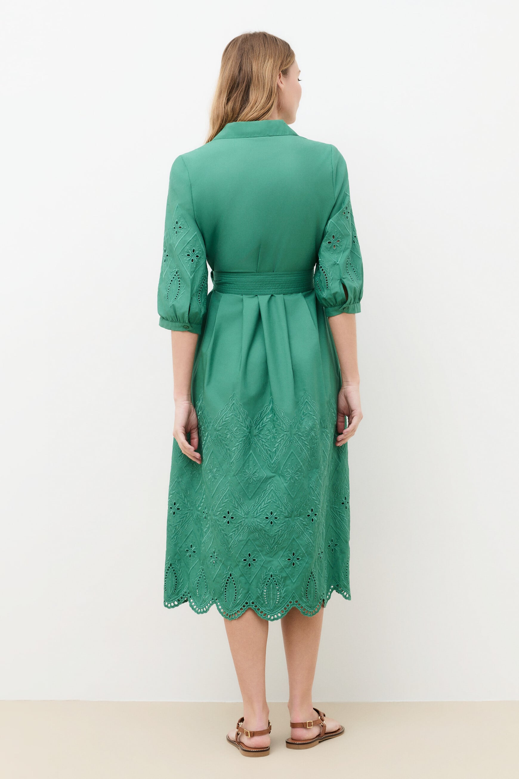 Robe Romy vert femme