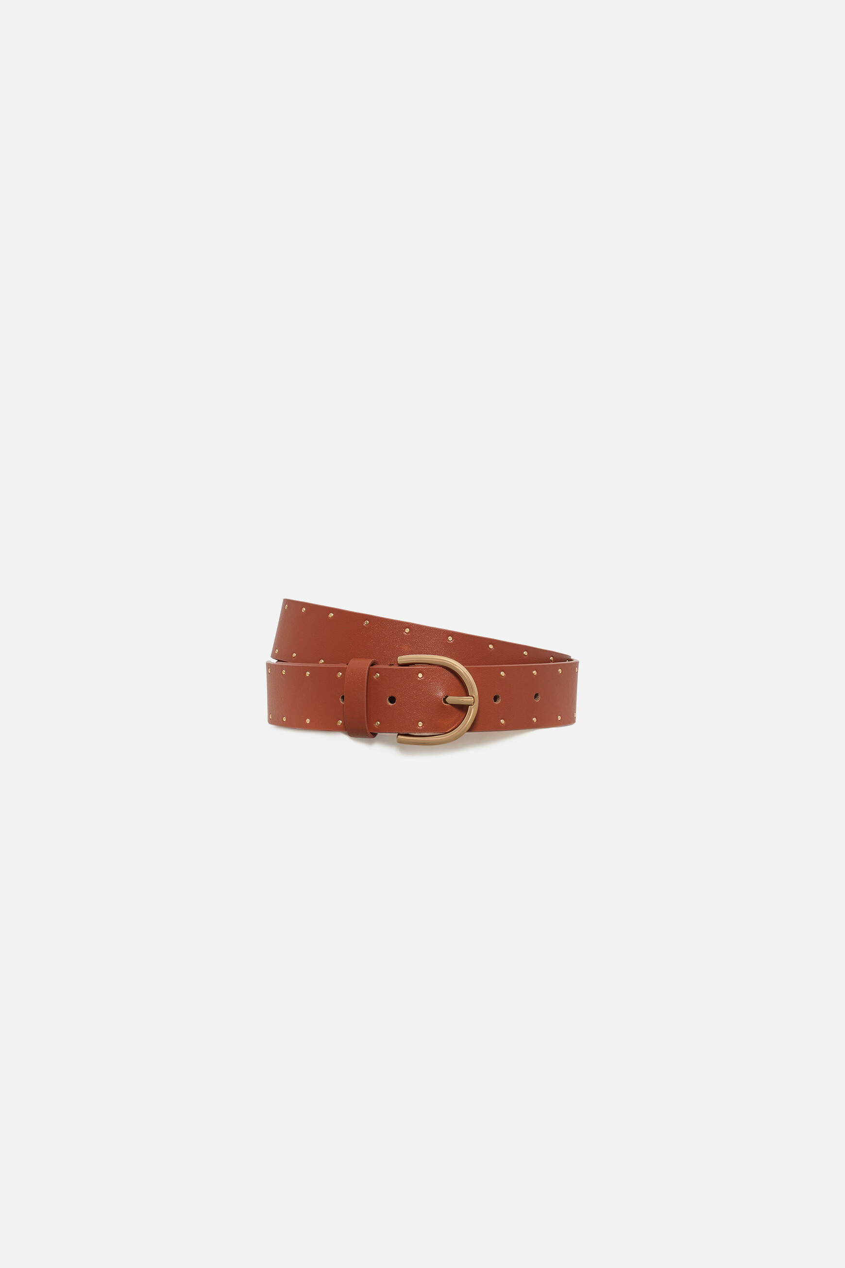 Ceinture Alixia marron cognac femme