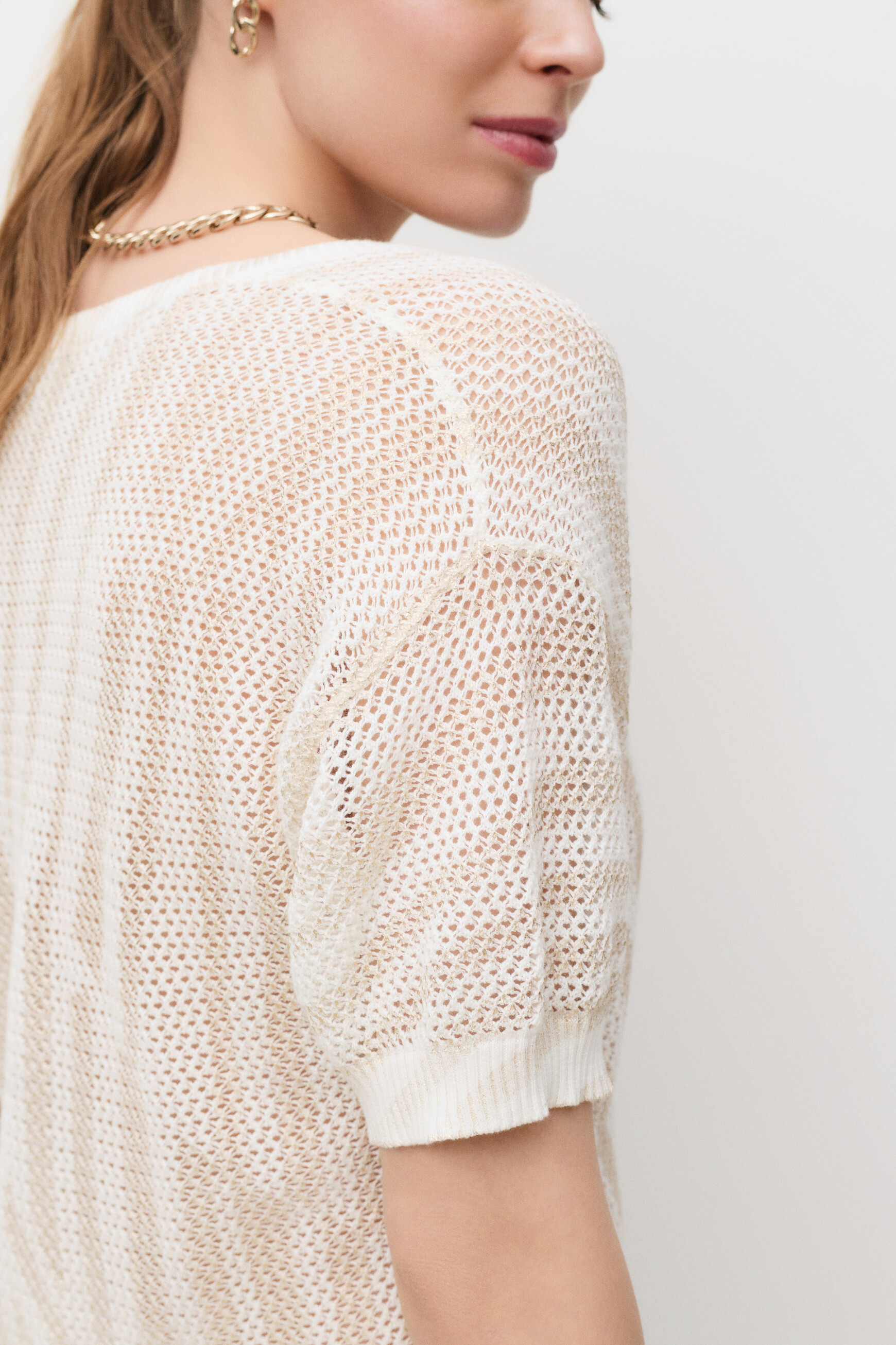 Pull Miami2 couleur or femme