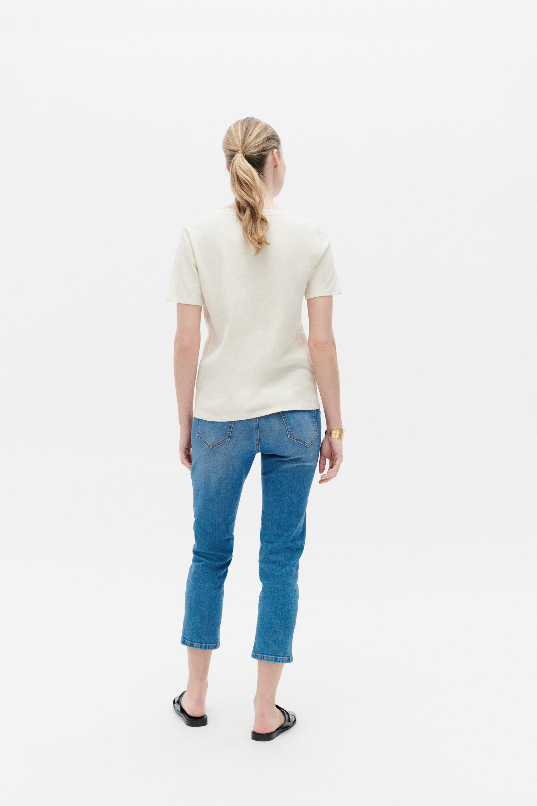 T-shirt Jin sabbia donna
