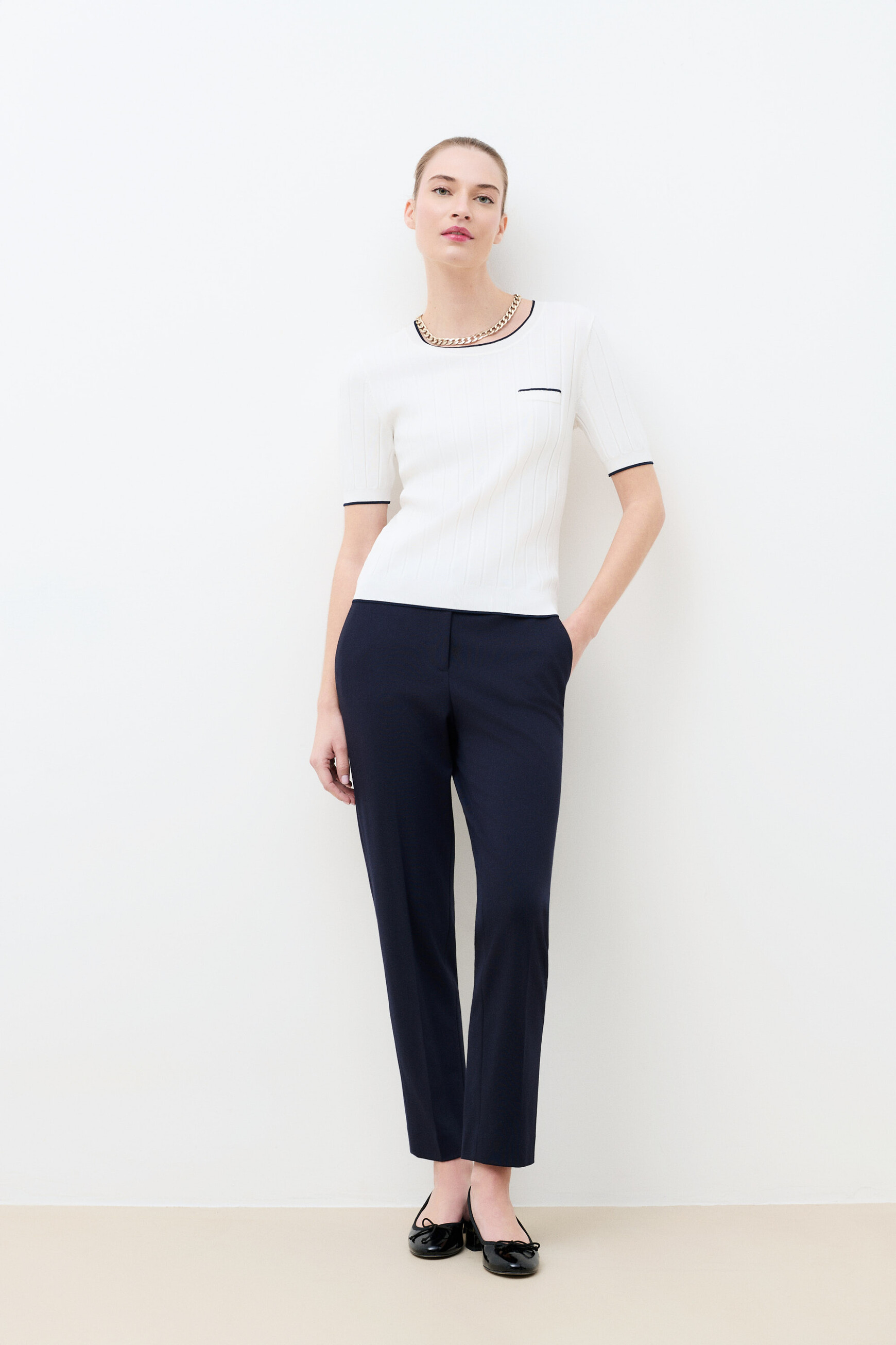 Pull Camilla ecru femme