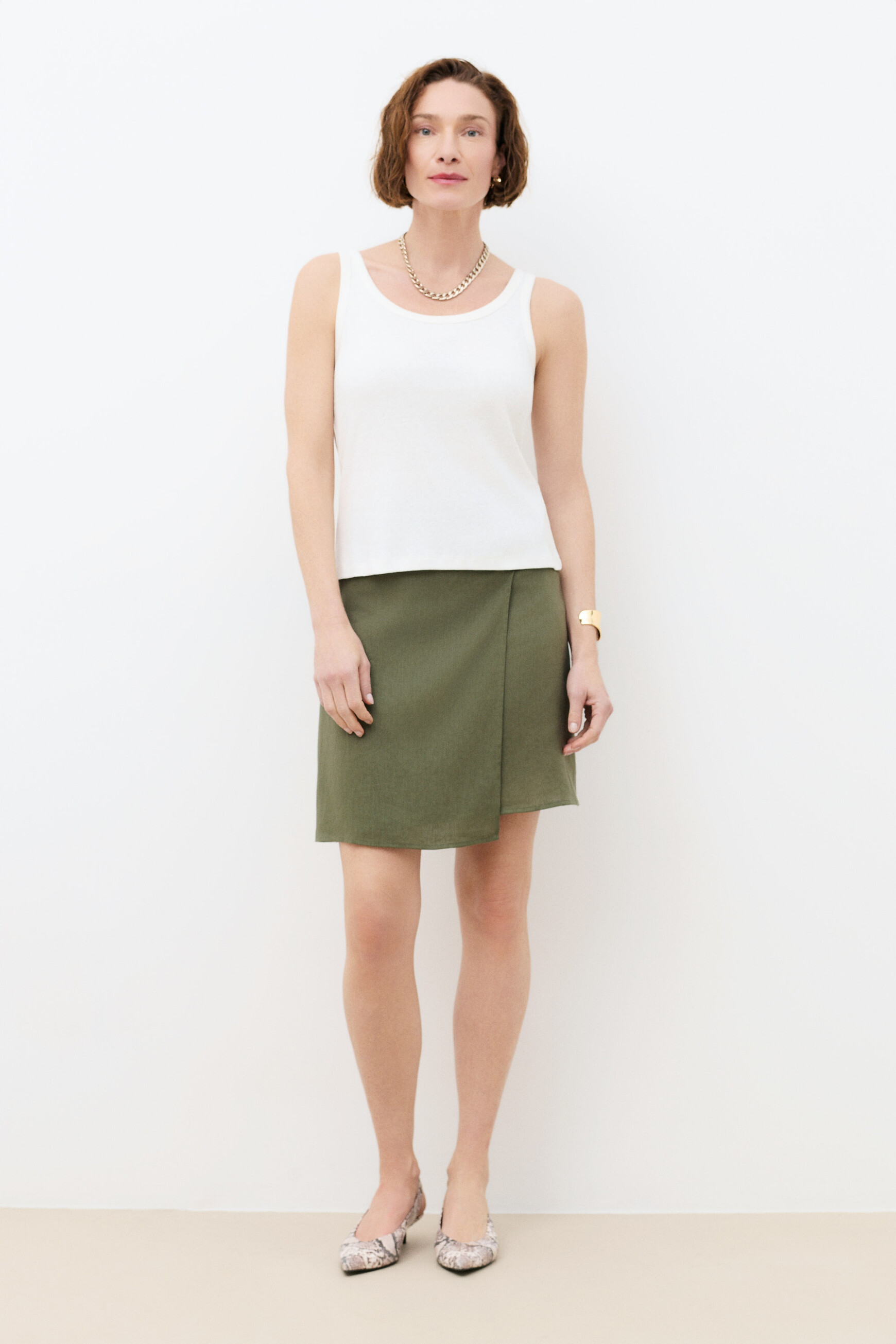 T-shirt Taby ecru femme