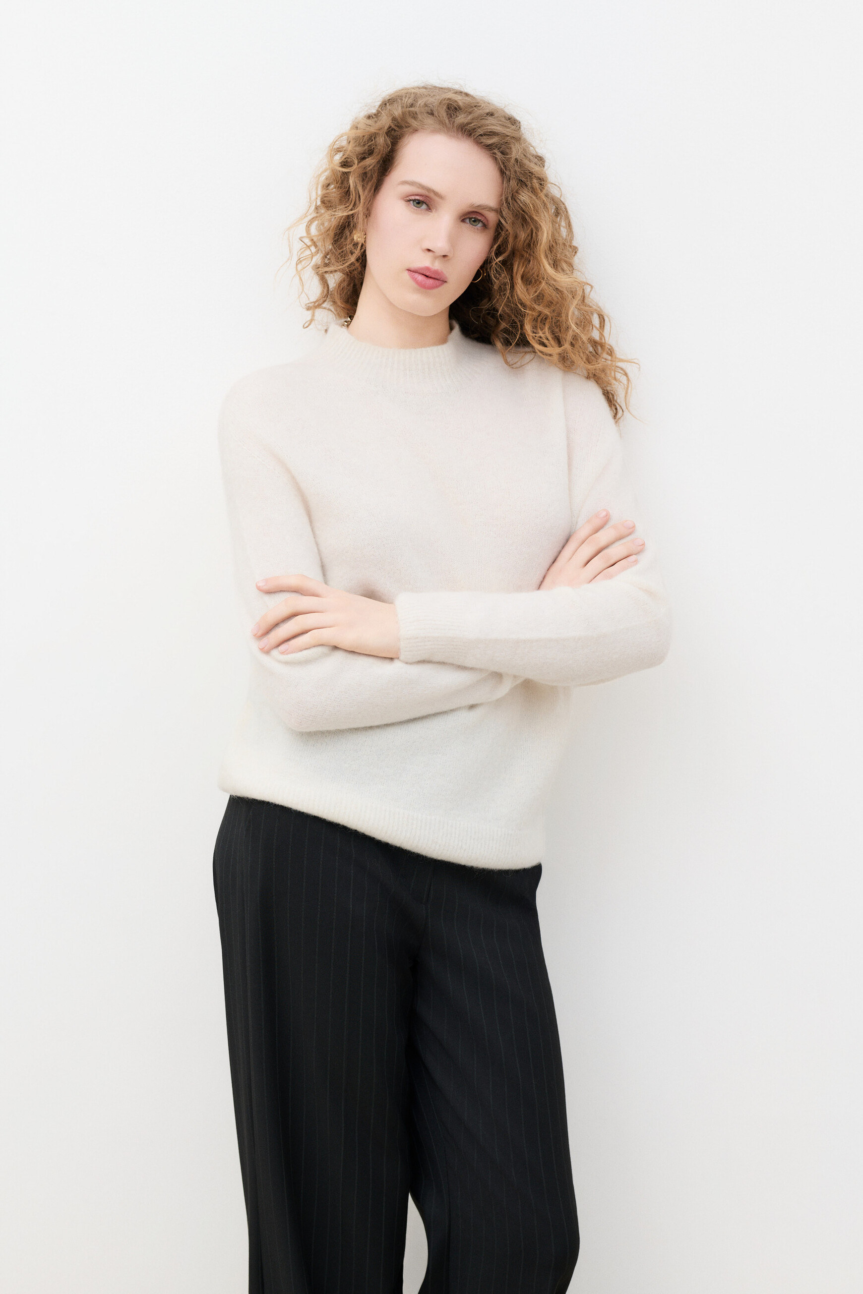 Pull Marianno ecru femme