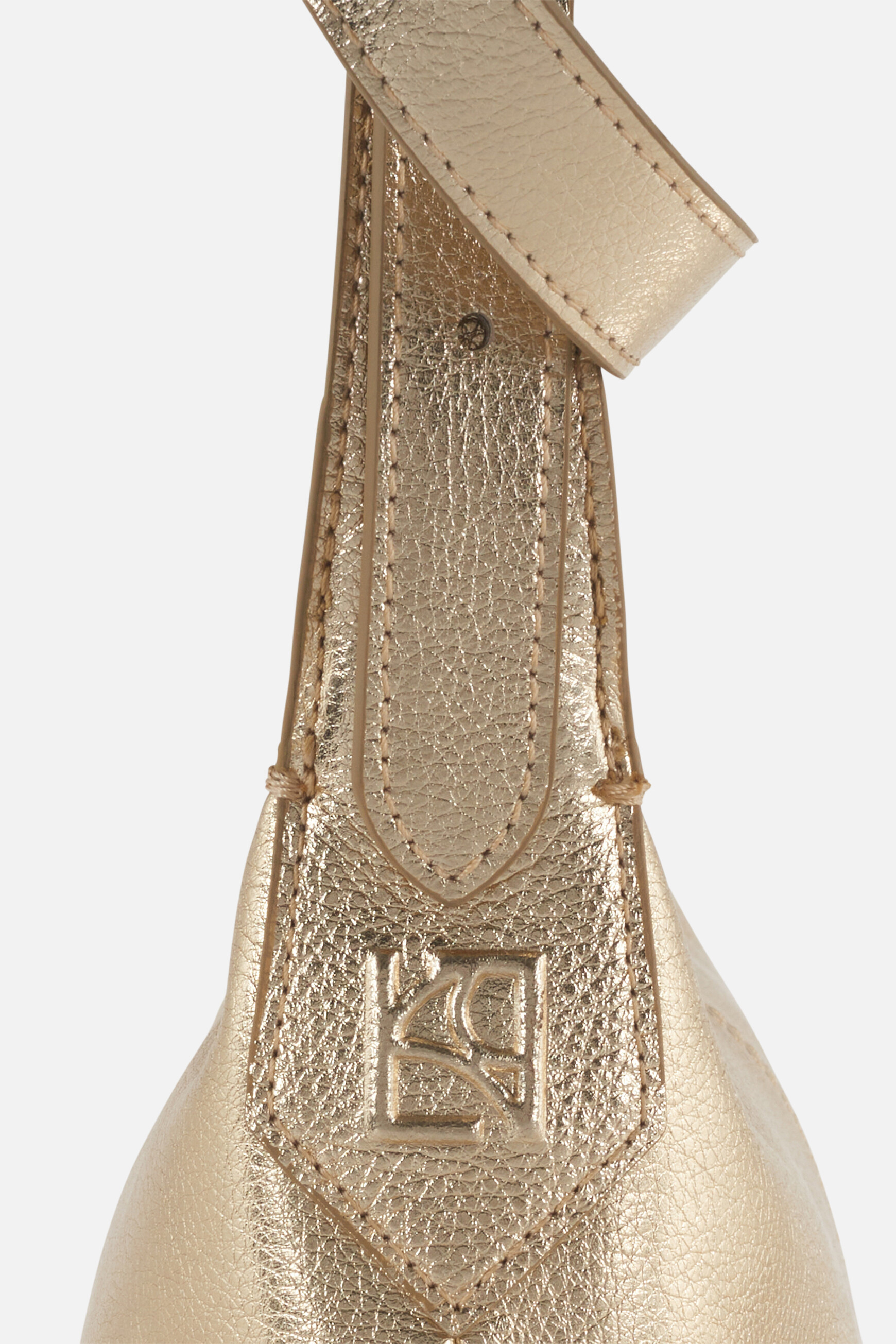 Soa bag in natural leather gold woman