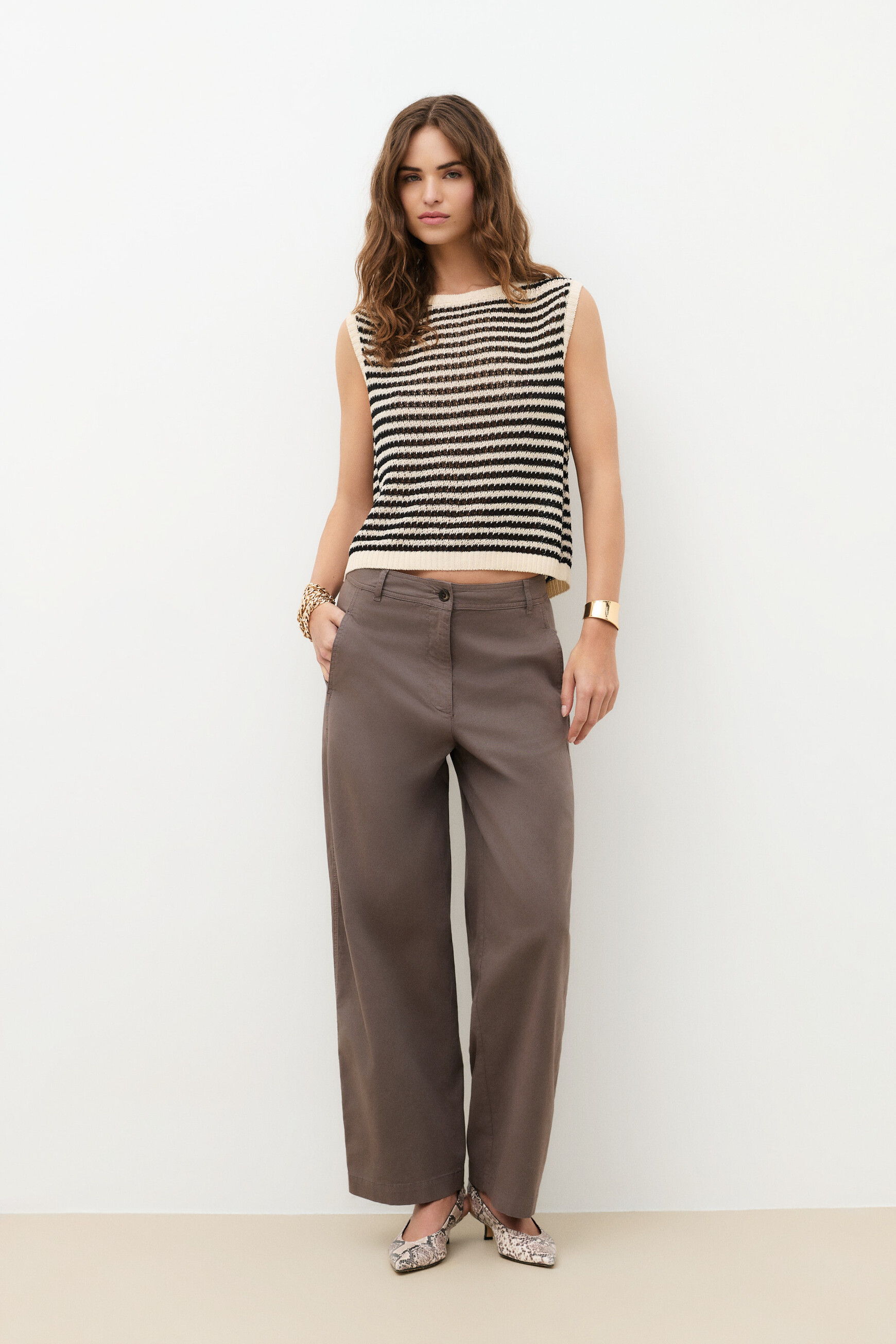 Pullover Mpaquita cremefarben damen