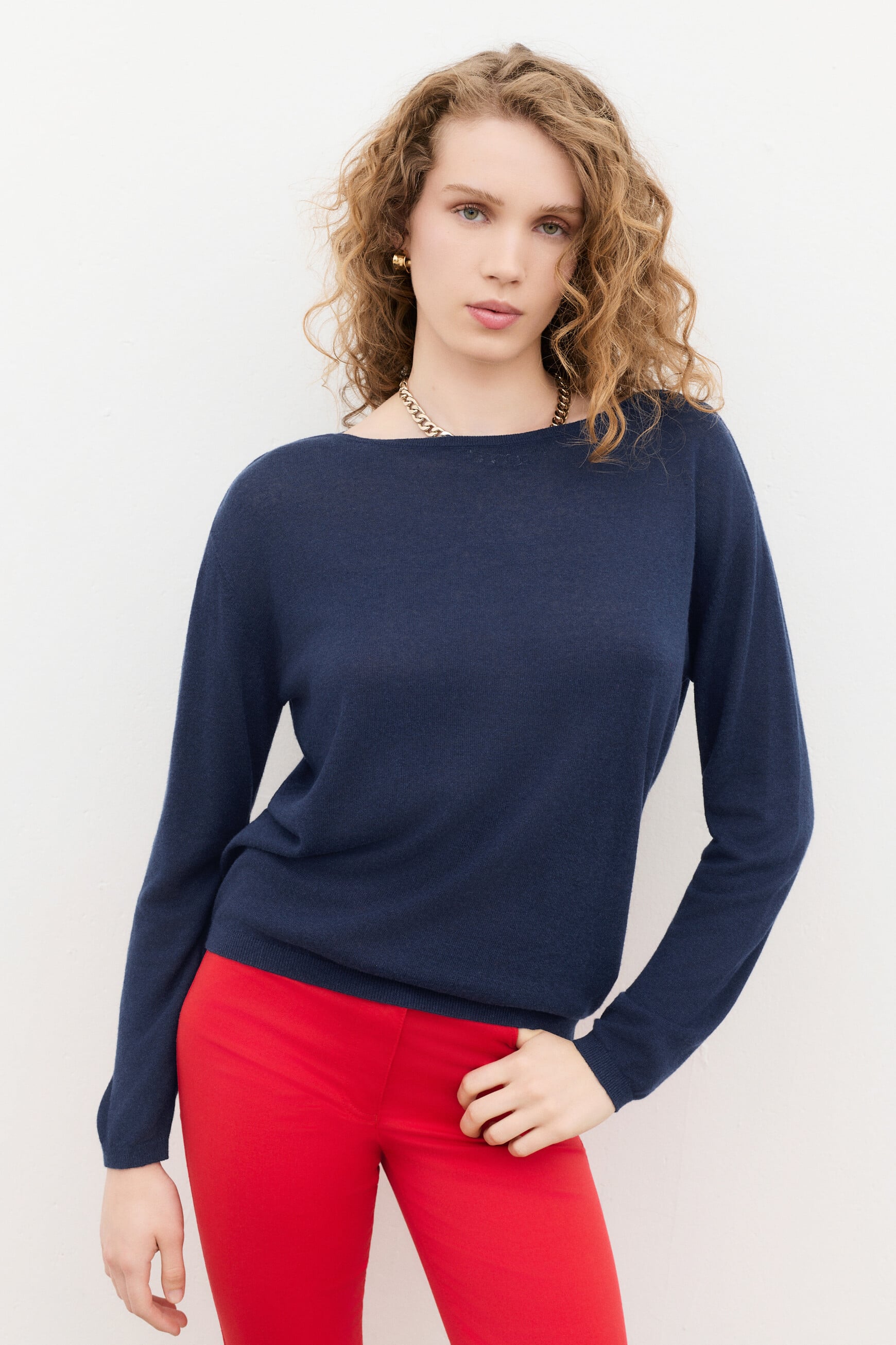 marineblauw vrouw