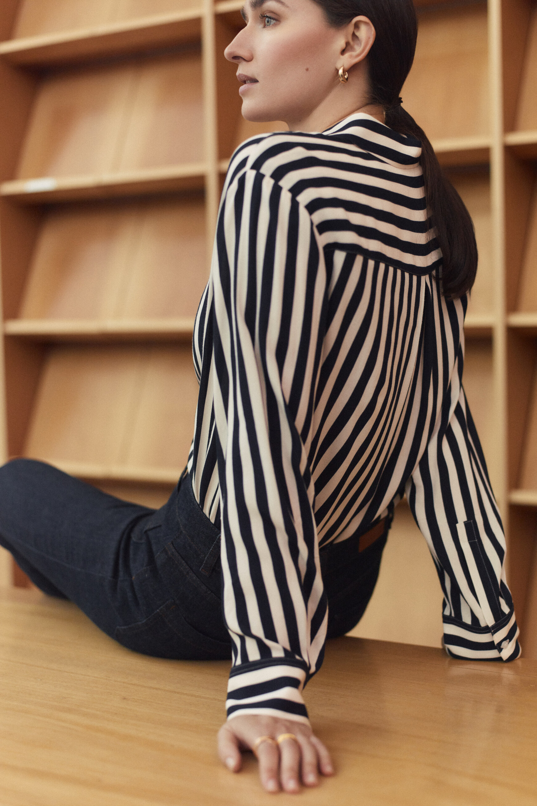 Camicia Caby blu navy donna