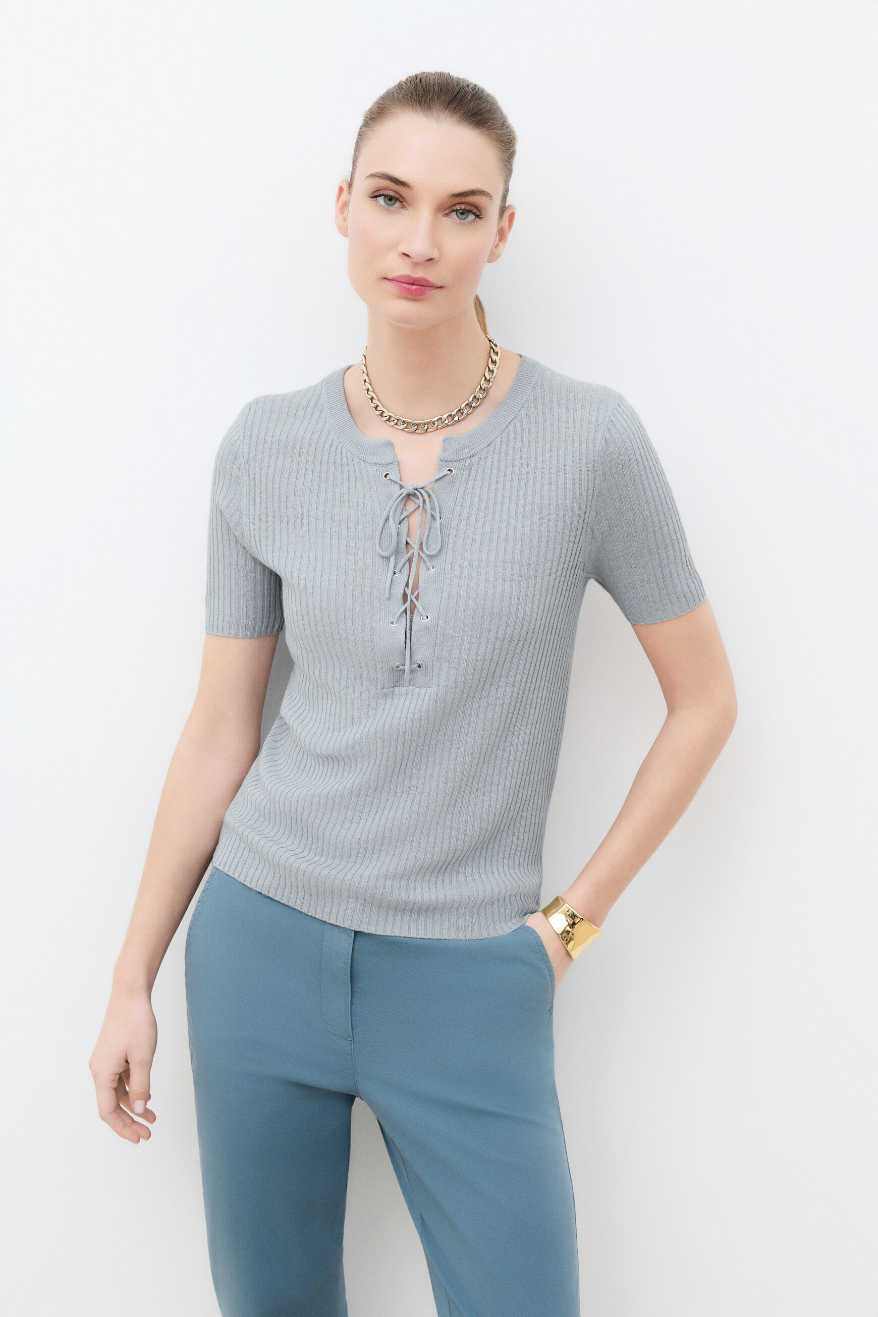 Mvanessa sweater pastel blue woman