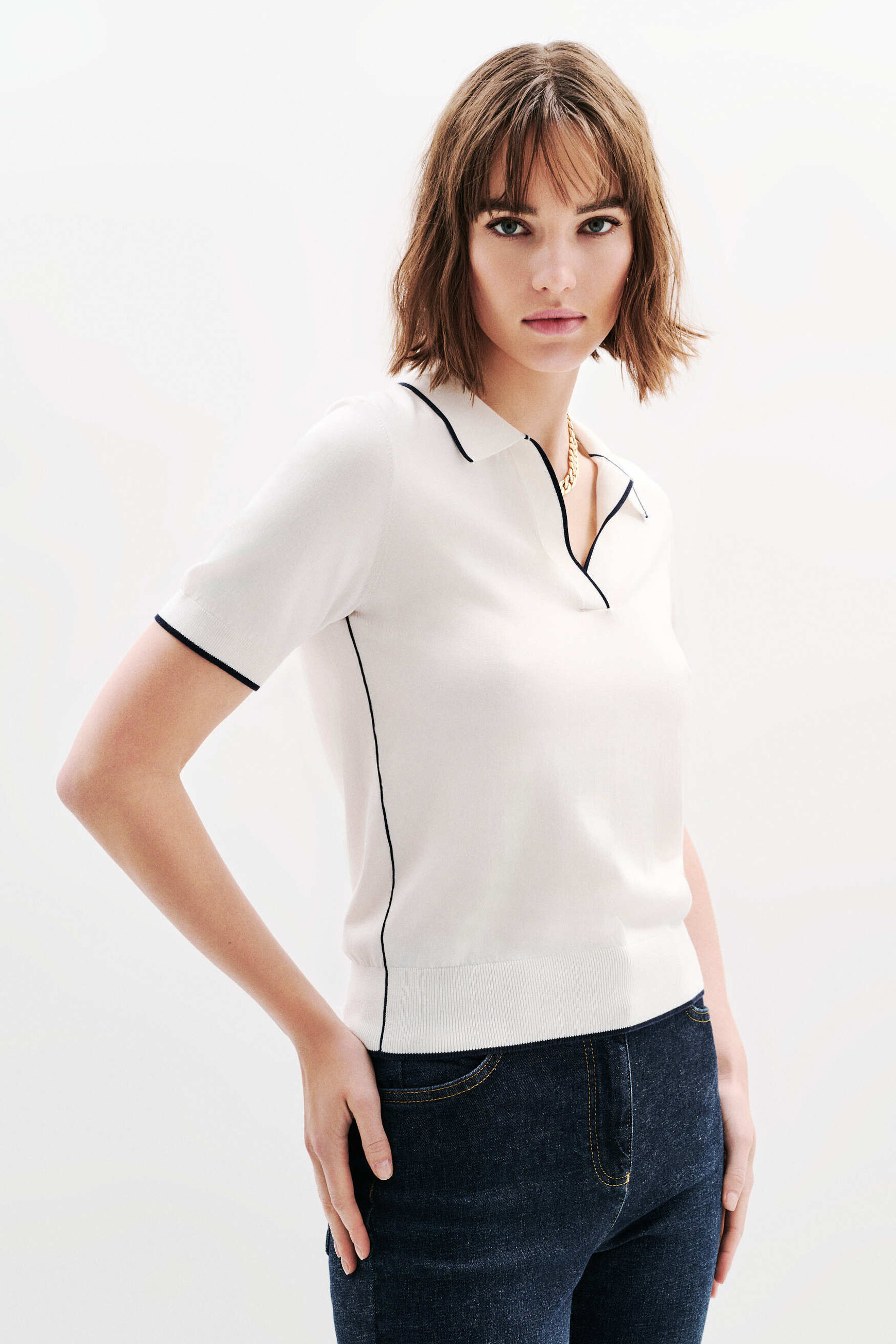 Pull Mjeremy ecru femme