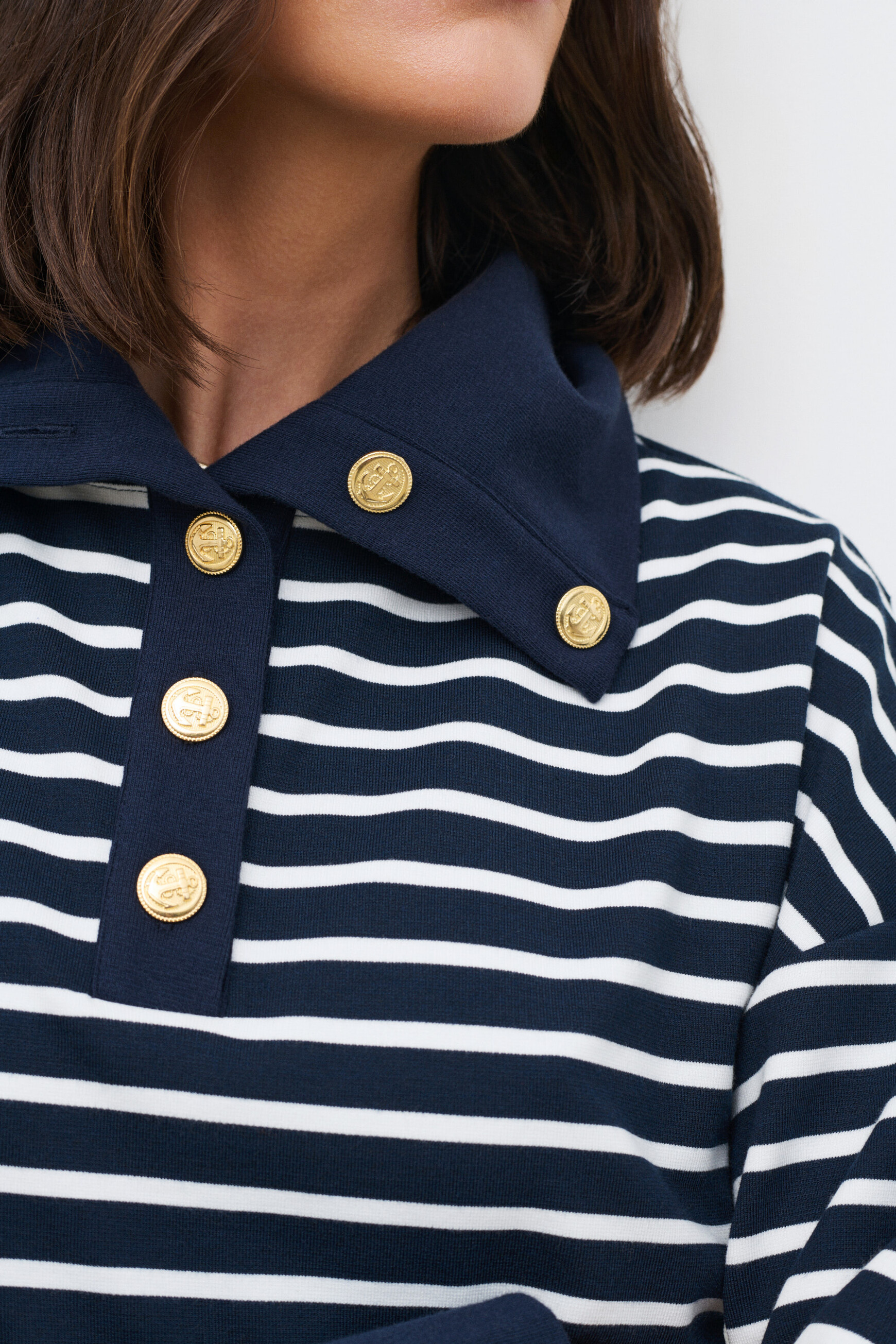 Sweatshirt Tlouis bleu marine femme
