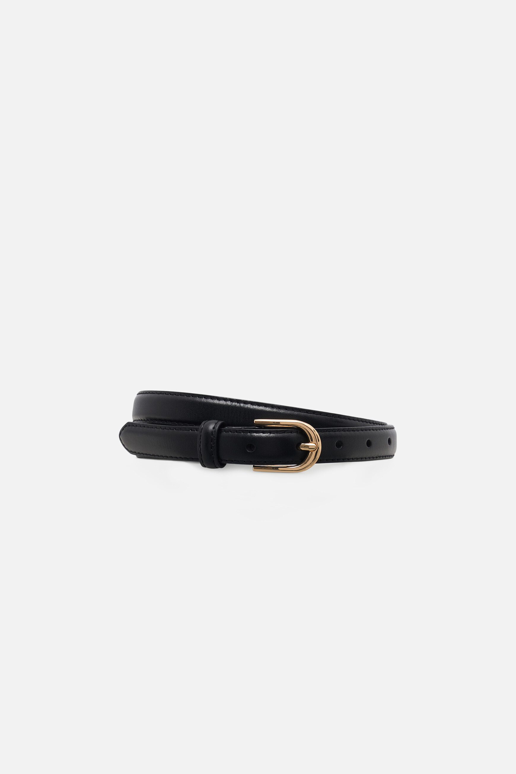 Ceinture basic noir femme