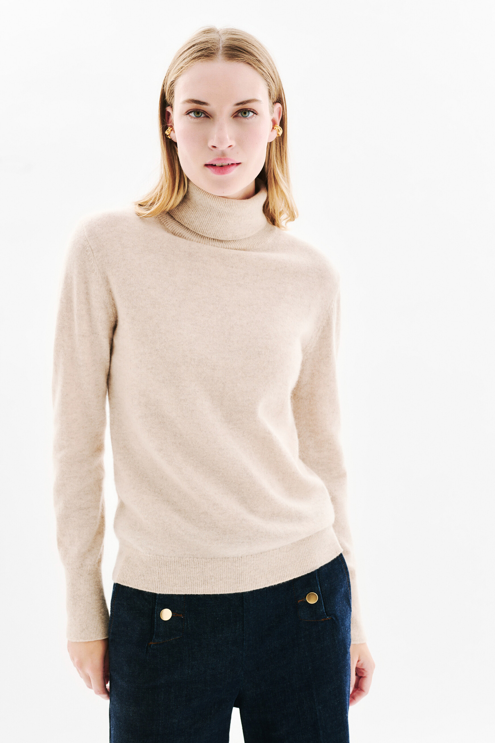Jersey dylan b 100% cachemir arena mujer