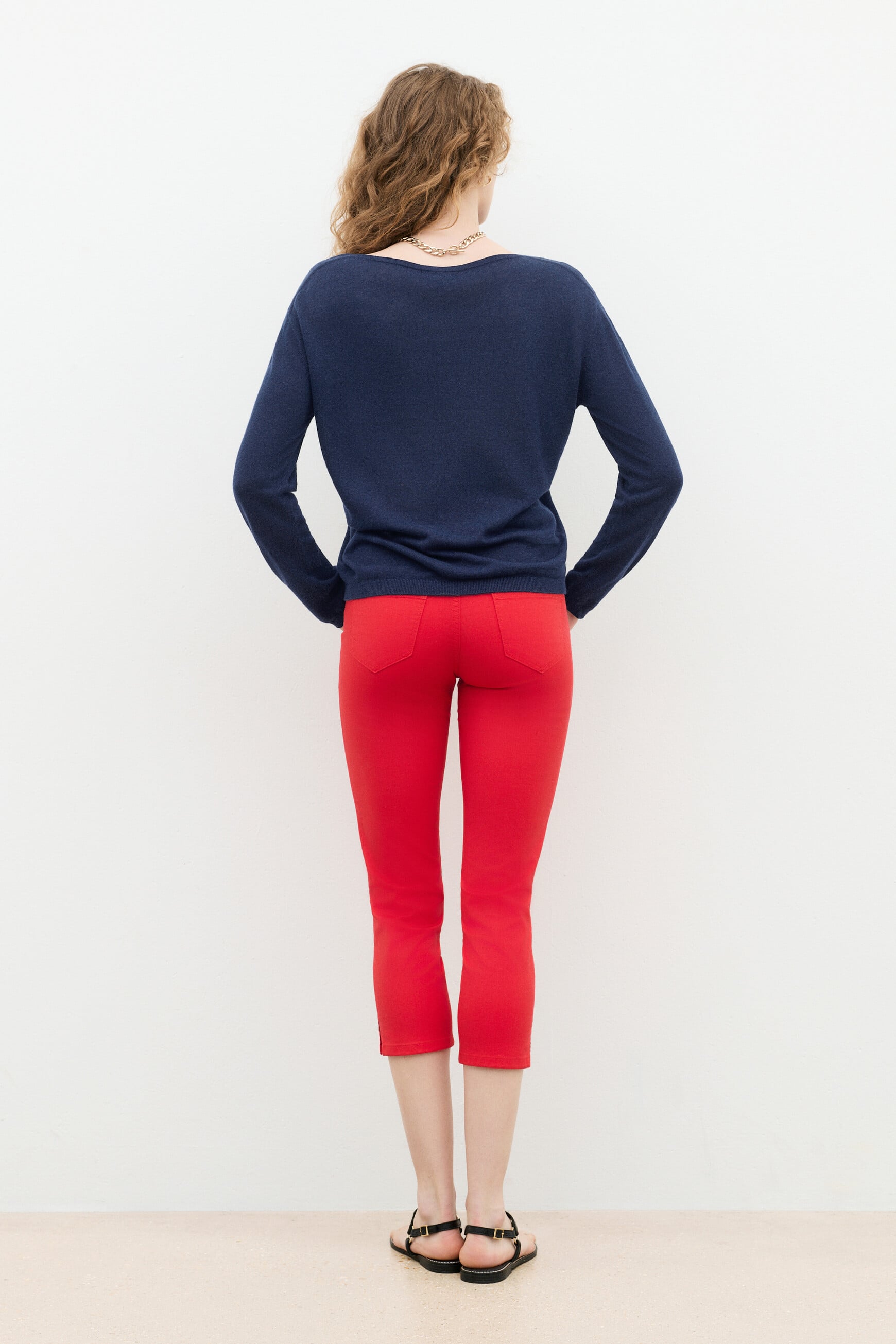 marineblauw vrouw