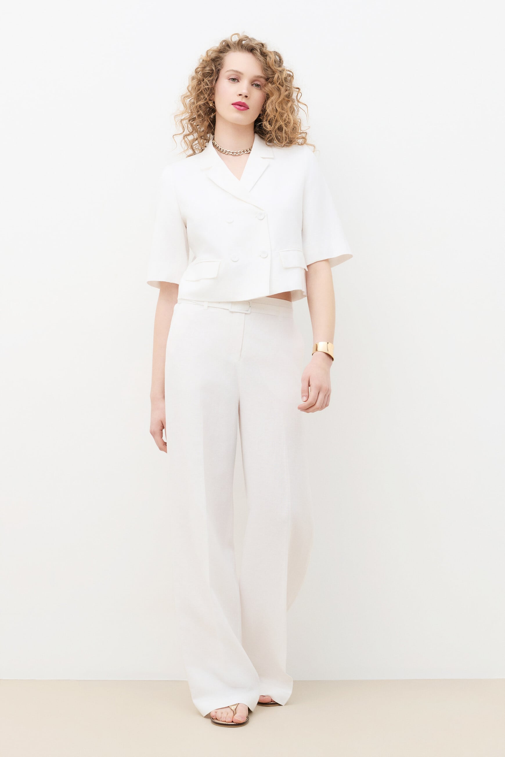 Trousers Palmeraie white woman