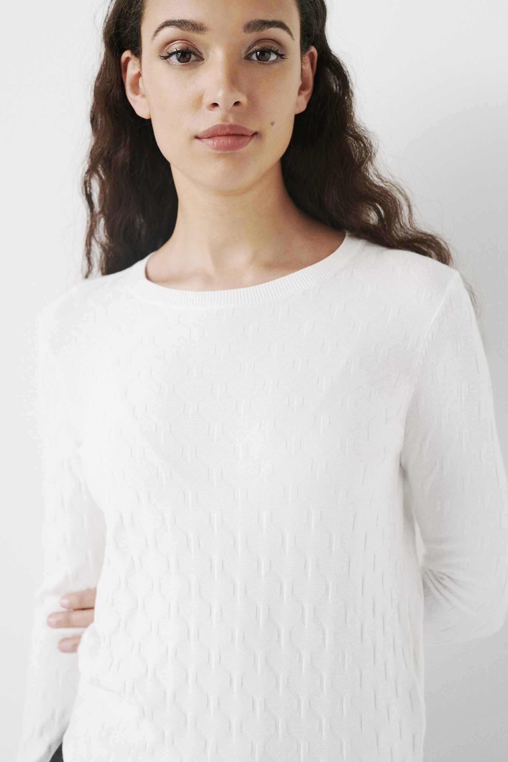 Pull manina ivoire femme