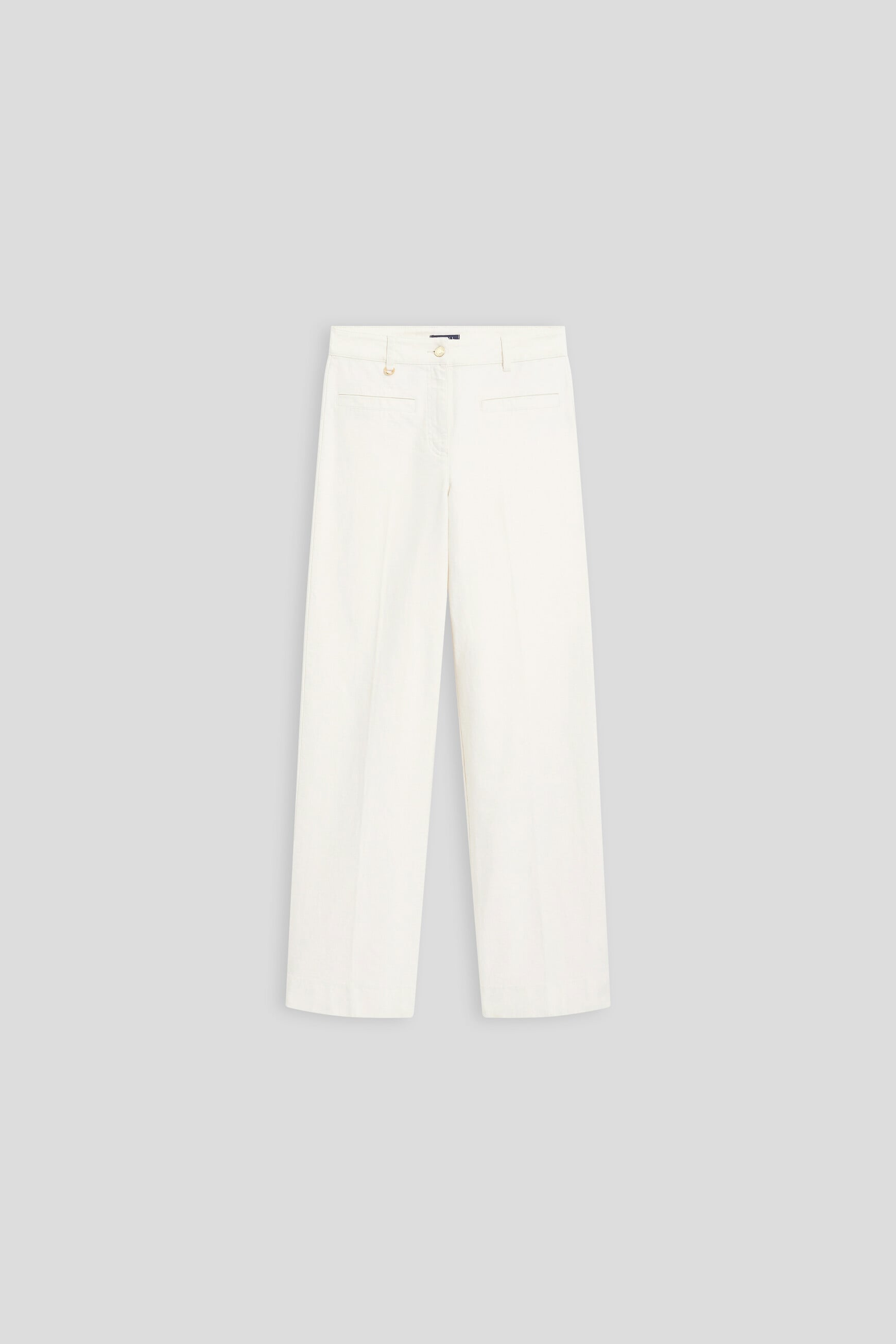 Pantalon Poeme ecru femme