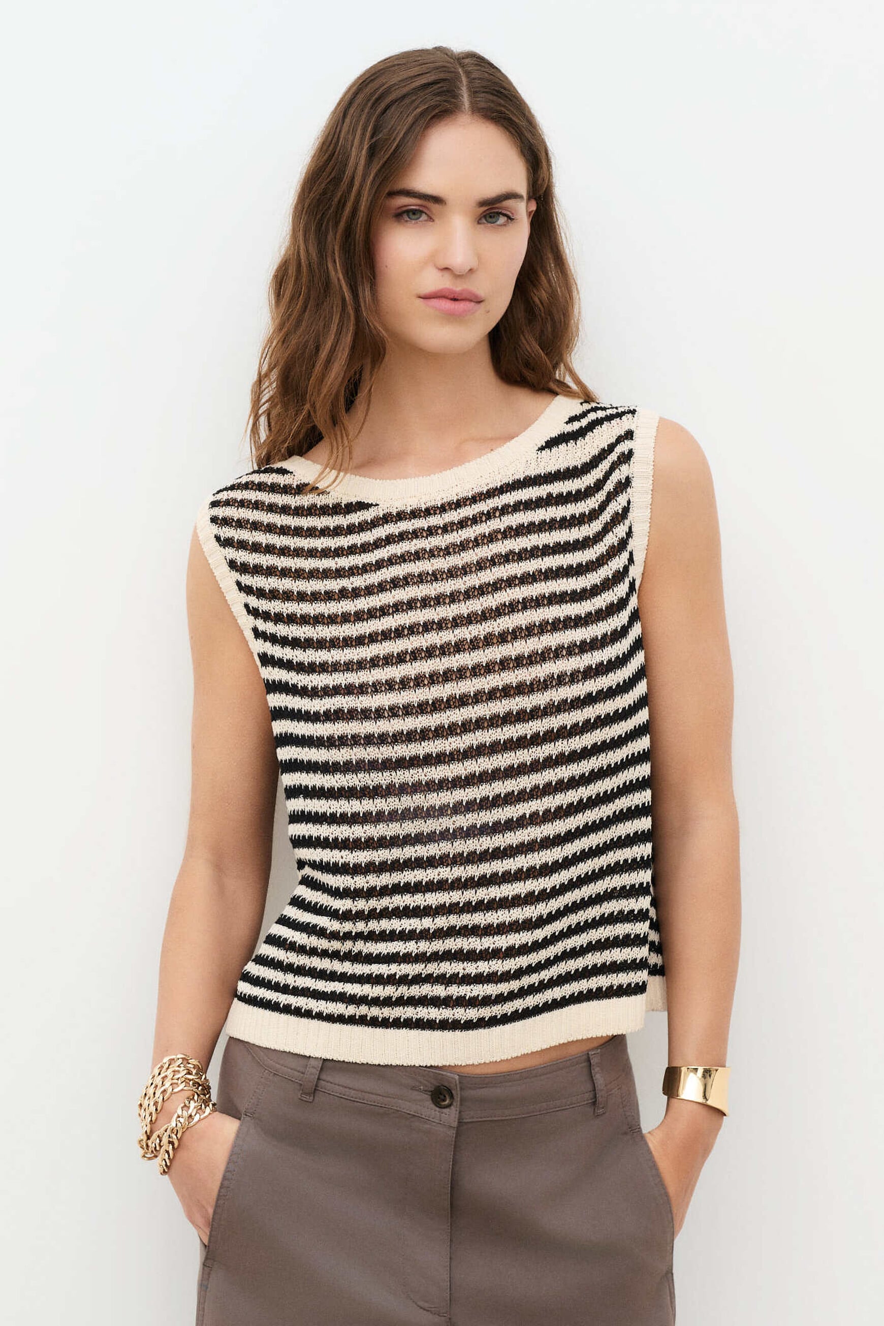 Pullover Mpaquita cremefarben damen