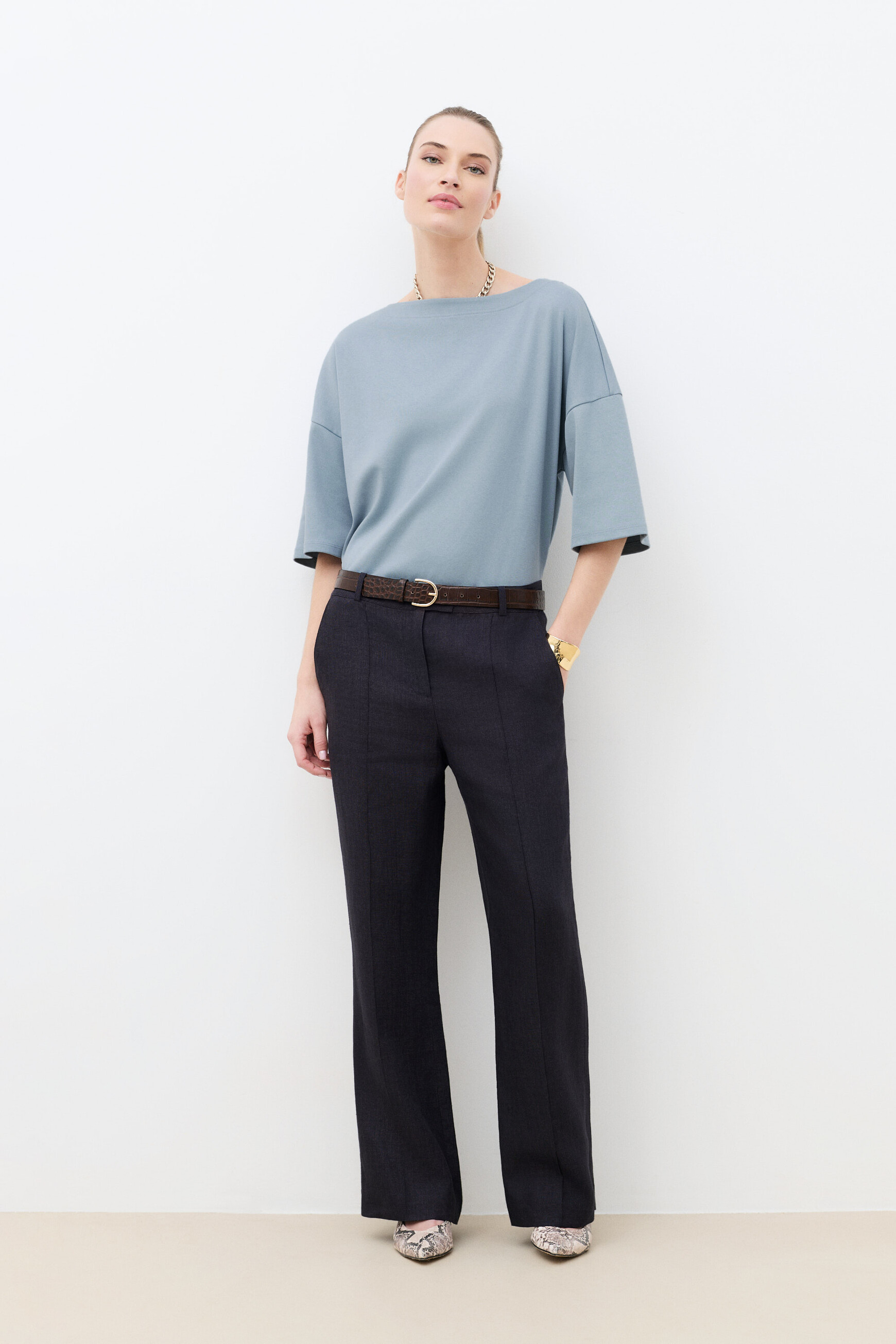T-shirt Tcosi bleu clair femme