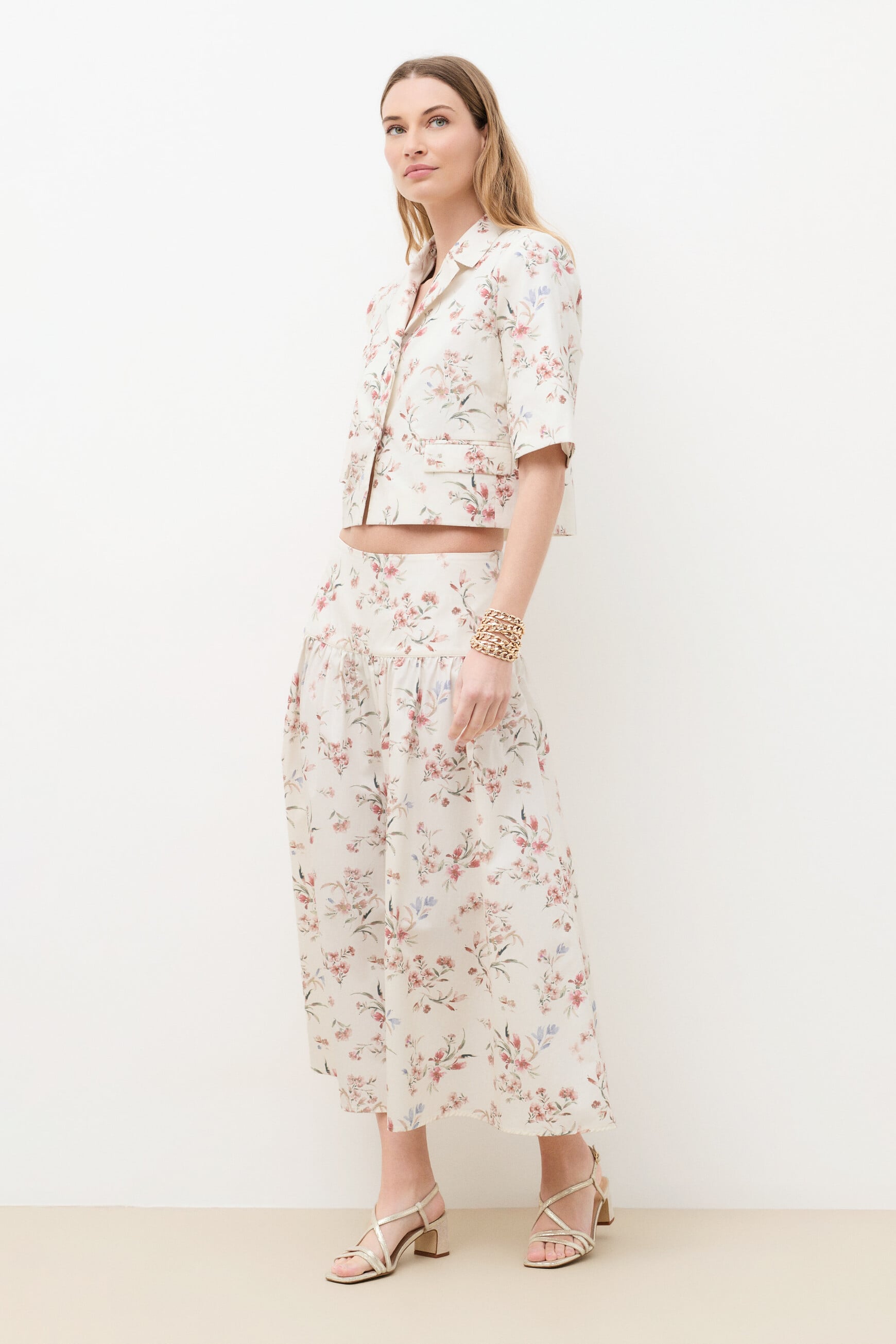Veste Vamp Print ivoire femme