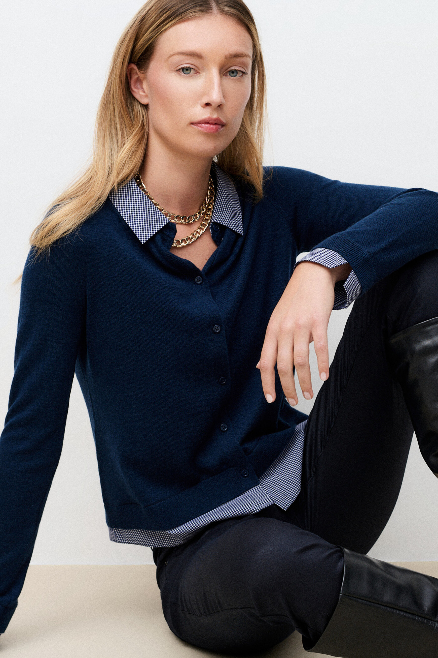 Pullover Mlenny marineblau damen