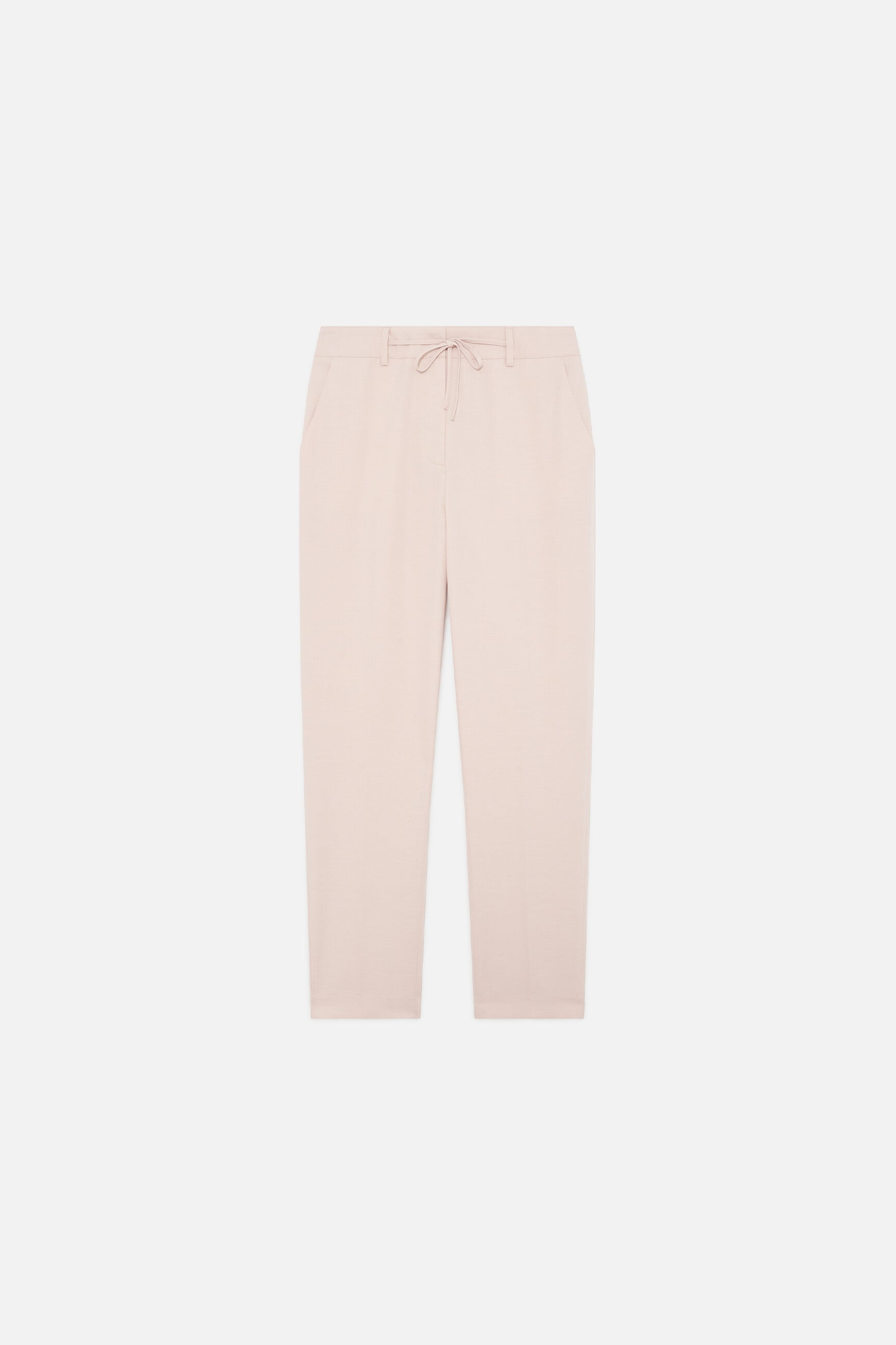 Pantalon Pastel rose nude femme