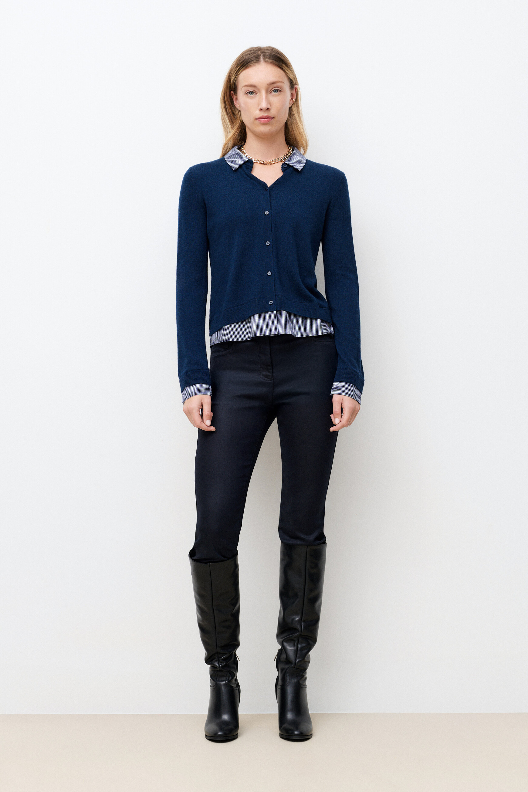 Pullover Mlenny marineblau damen