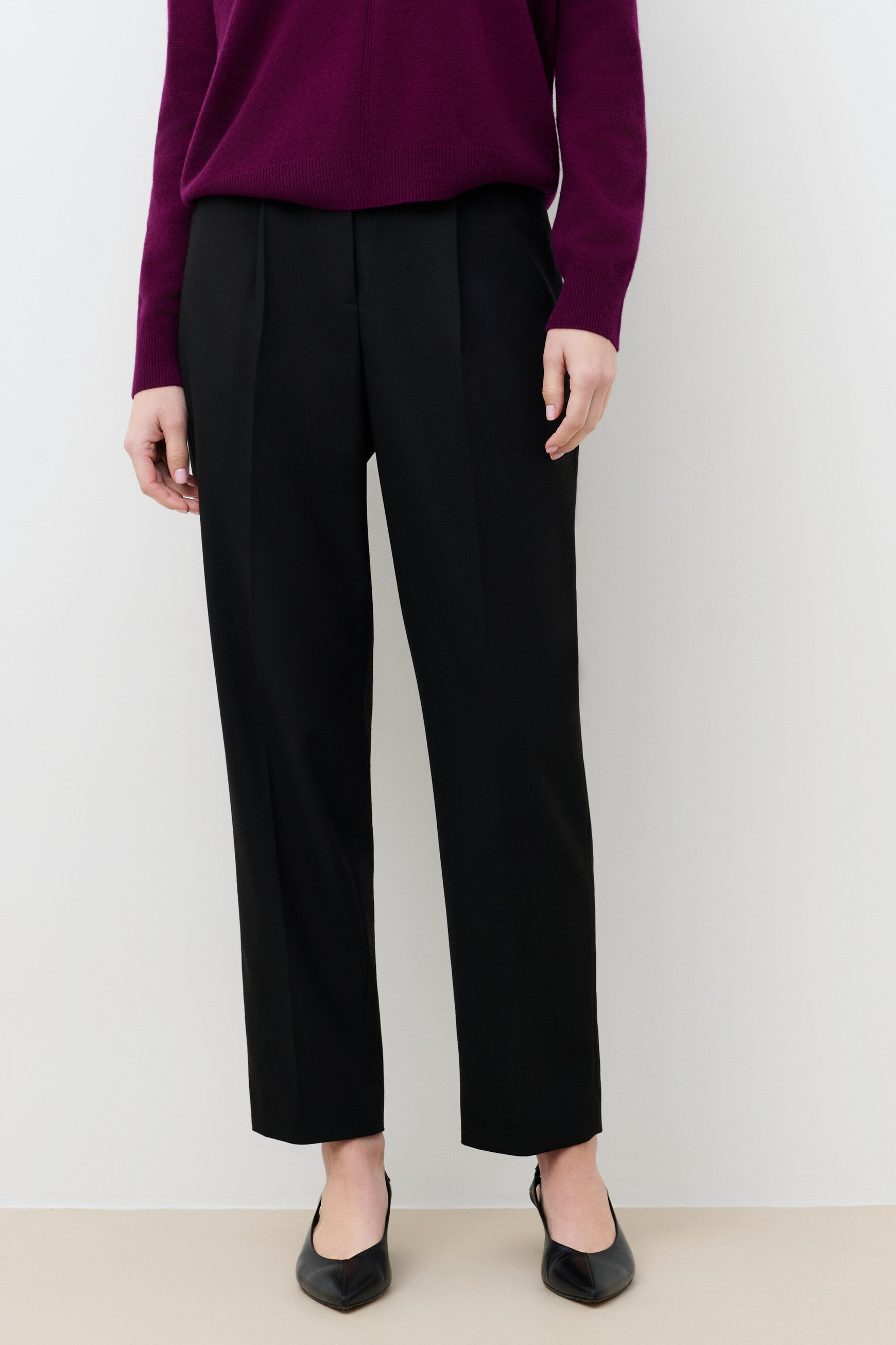 Pantal&oacute;n Polygone negro mujer