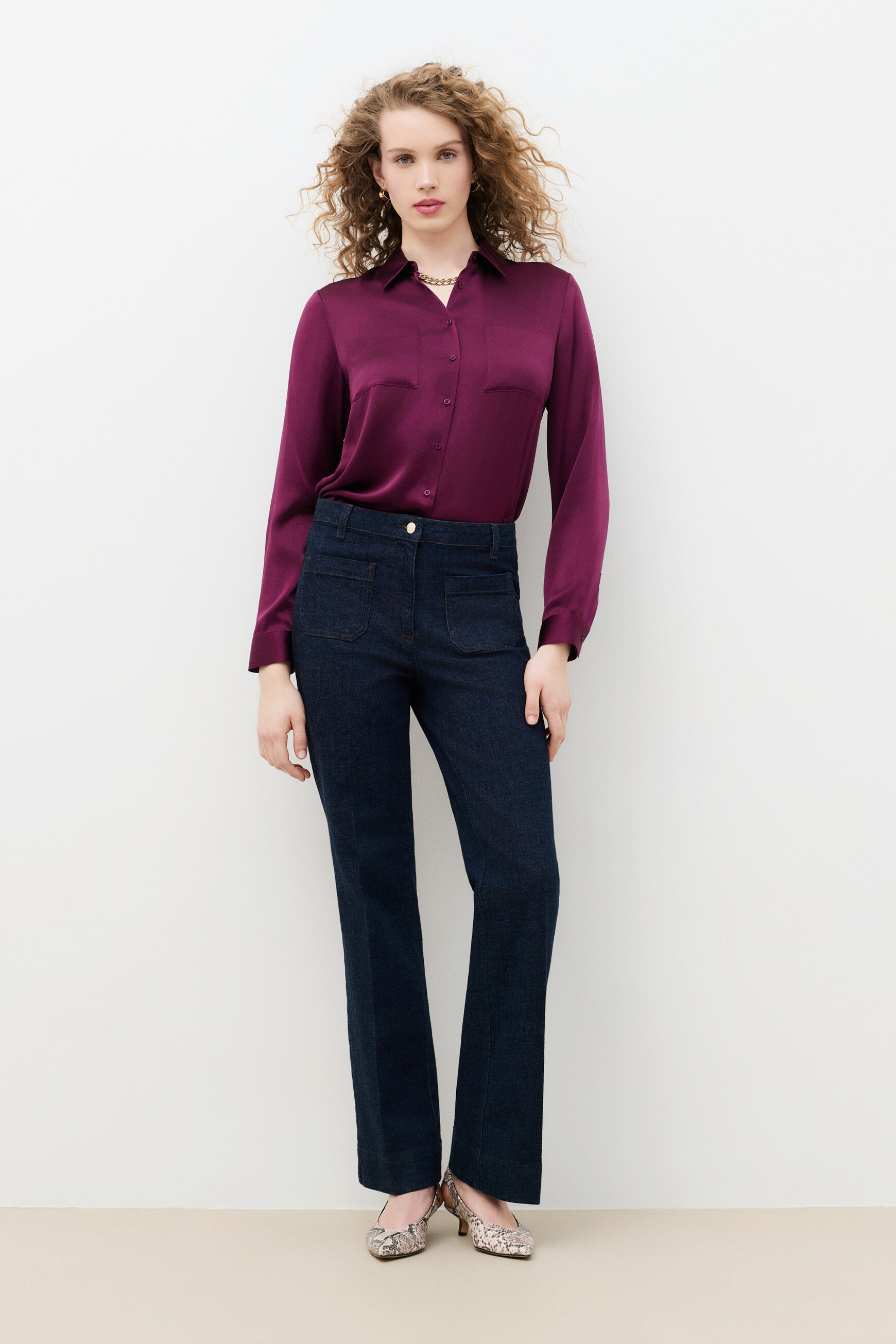 Broek Pelleydenim2 denim brut vrouw